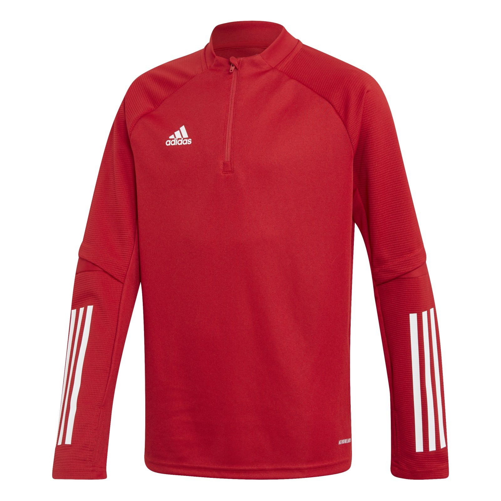 adidas Performance Langarmshirt Condivo 20 Top (rec. Polyester, 1/4 Zip) rot Jungen