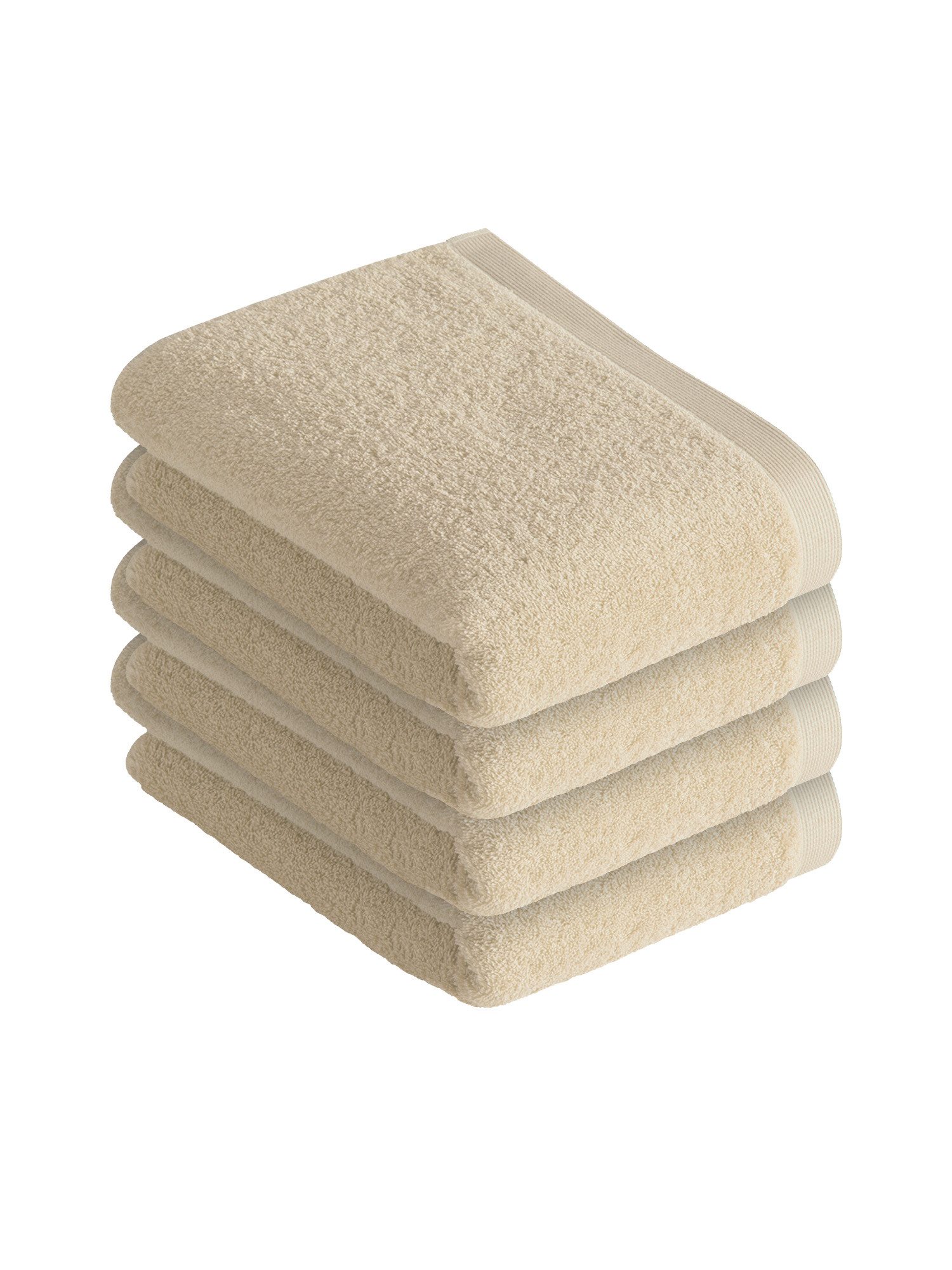 Vossen Duschtücher 4er Pack Duschtuch 67 x 140 cm High Line, Webfrottier (Spar-Set, 4-St)