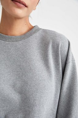 DeFacto Sweatshirt Damen Sweatshirt REGULAR FIT