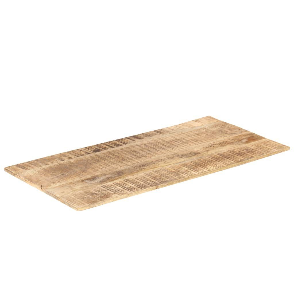 vidaXL Tischplatte Tischplatte Massivholz (1 Mango cm 15-16 mm 100x60 St)
