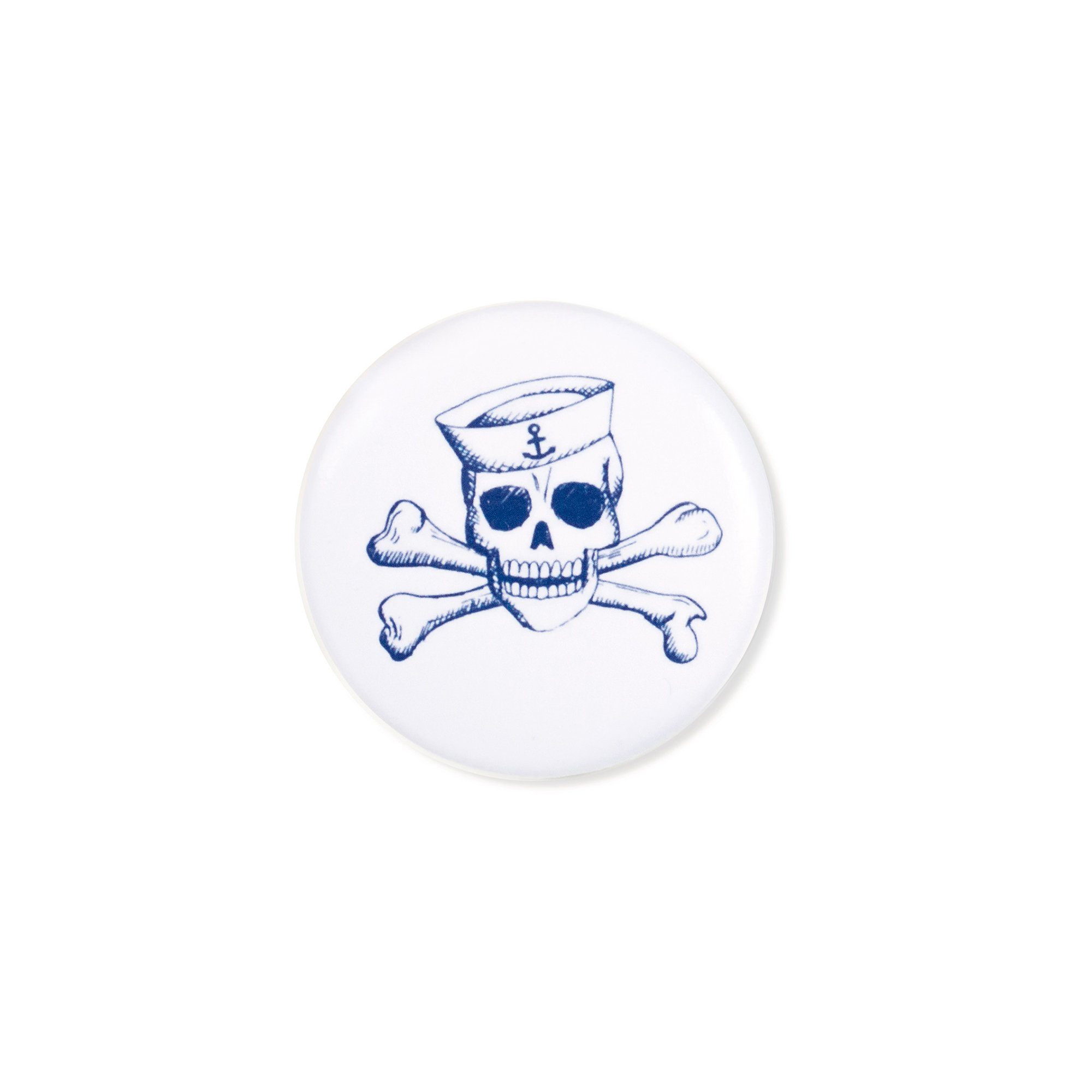 Button Button Totenkopf
