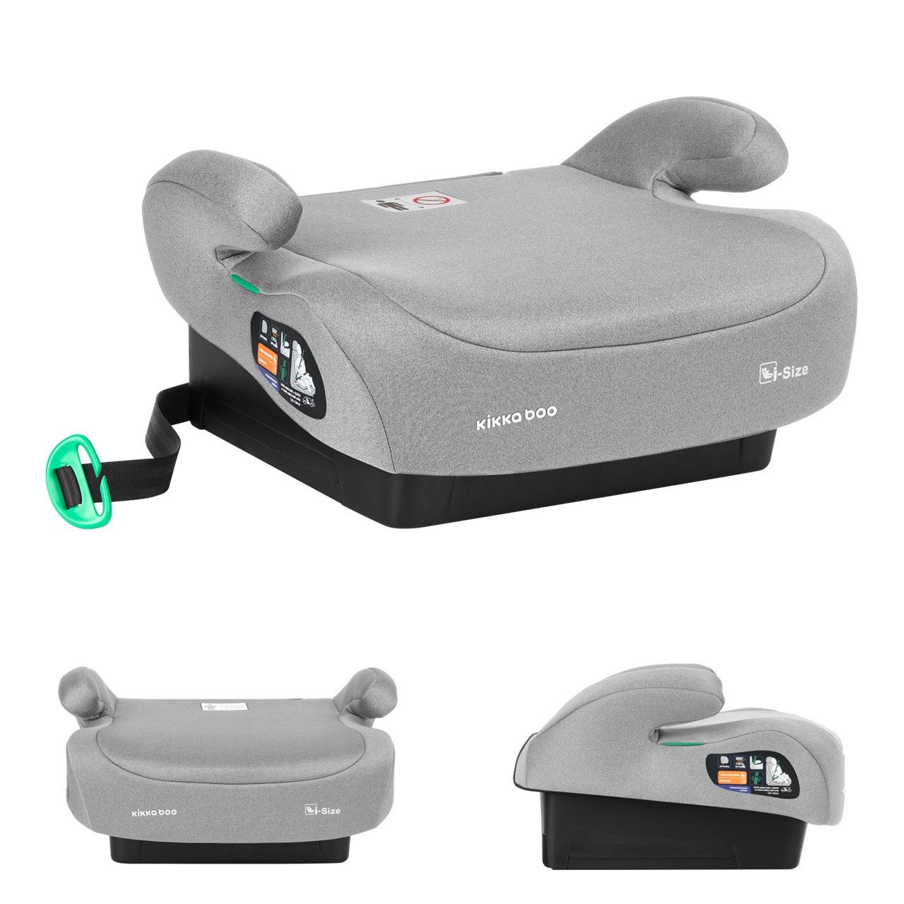 Kikkaboo Детские сиденьяrhöhung Kindersitz, Sitzerhöhung i-Go, ab: 4, bis: 12, i-Size (125-150 cm) Gruppe 3, Armlehne