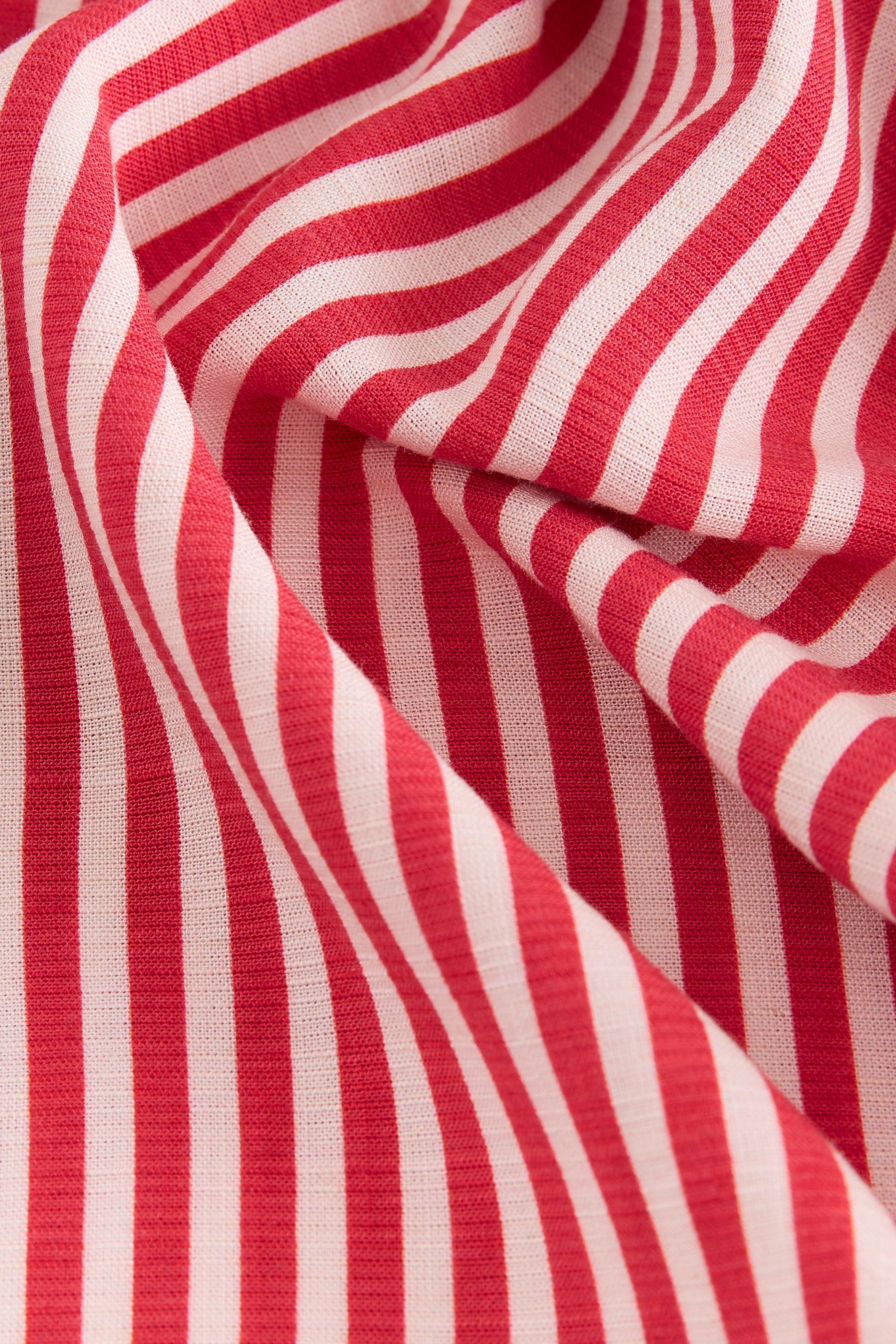Next Kurzarmhemd Kurzarmbluse mit Leinenanteil (1-tlg) günstig online kaufen
