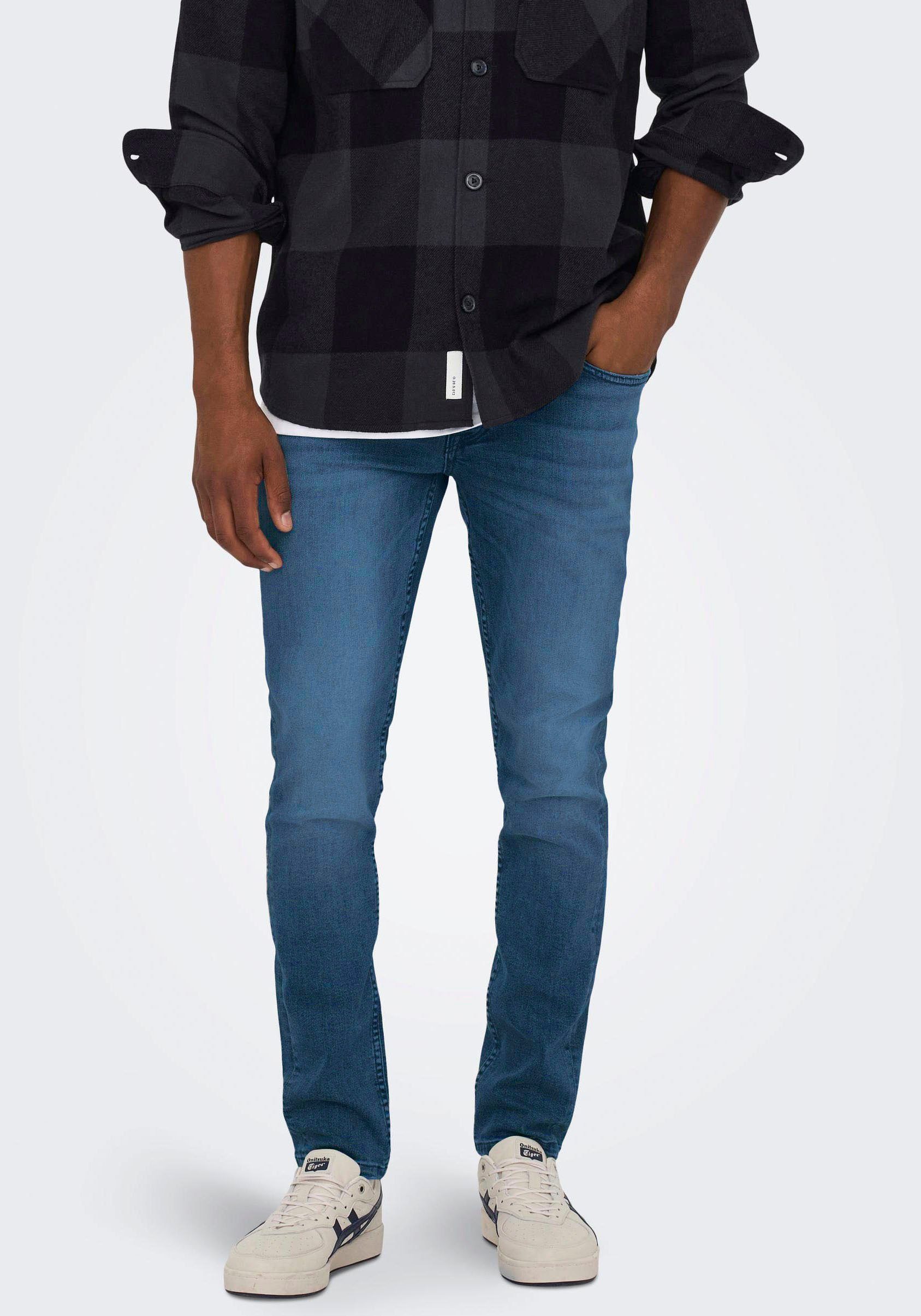 ONSLOOM & D. Slim-fit-Jeans Denim JEANS DNM BLUE Medium SLIM OT ONLY 7777 SONS Blue