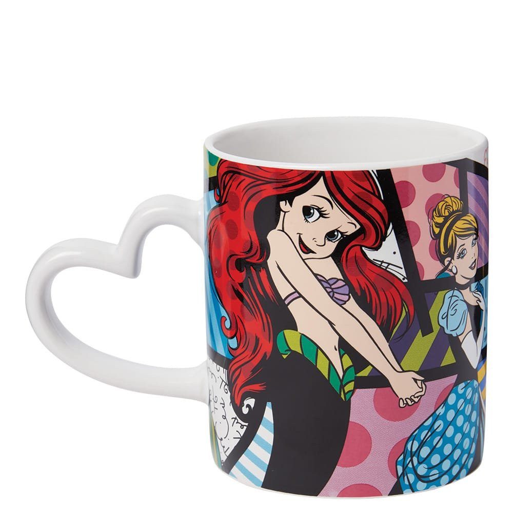 Disney by Britto Tasse Disney Designer Princess Tasse Arielle, Dornröschen, Cinderella Herz