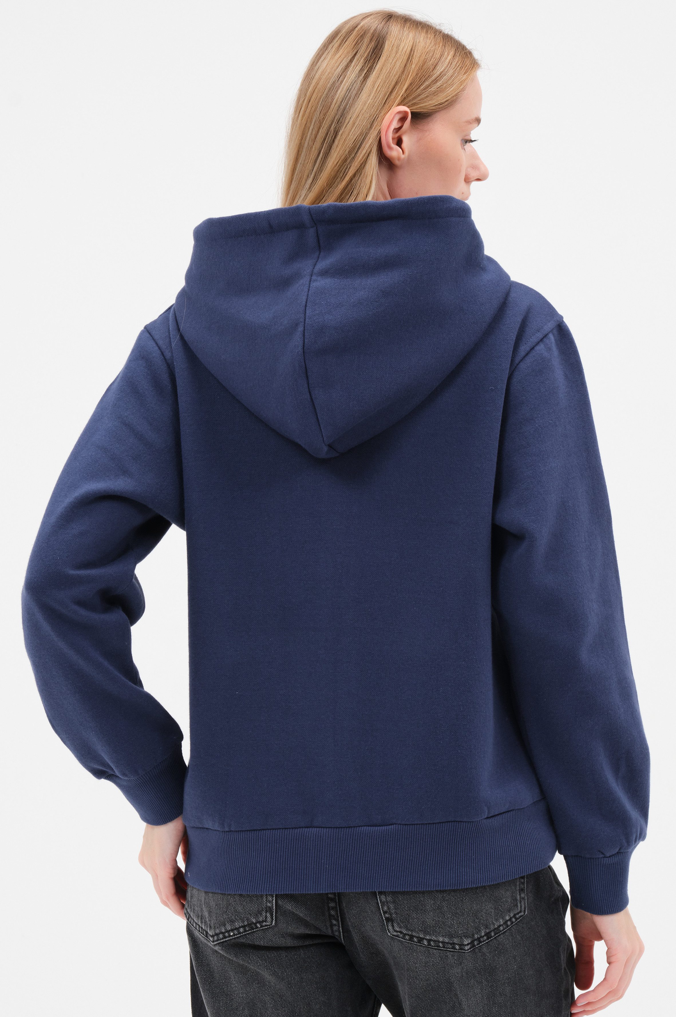 Smith & Solo Kapuzenpullover Damen - Sweatshirt mit Reißverschluss Zipper Hoodie Kapuzensweatjacke