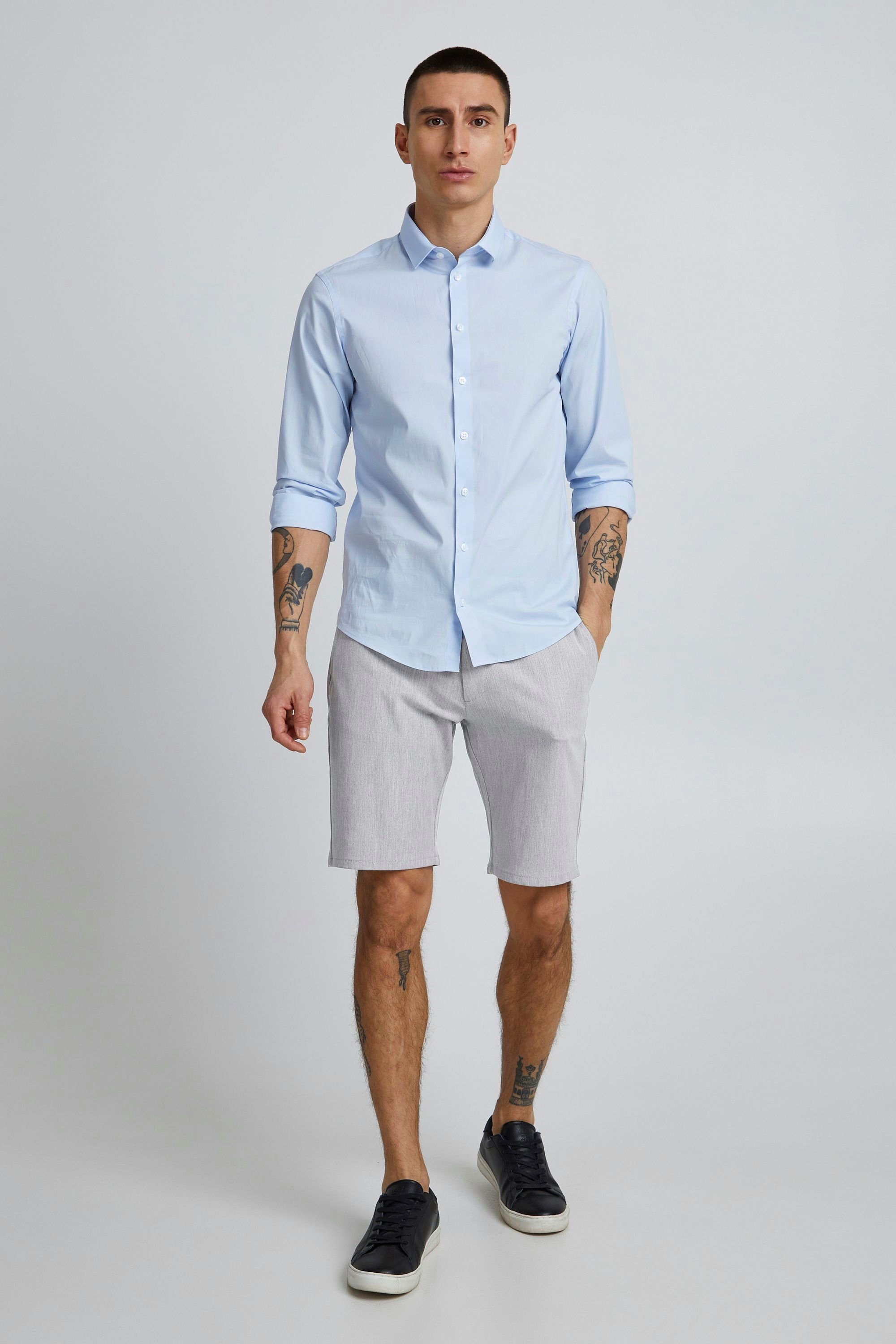 !Solid M Gürtelschlaufen - - Shorts 21200394 Frederic Chinoshorts LIG Chinoshorts 7193104, GREY (798242) mit