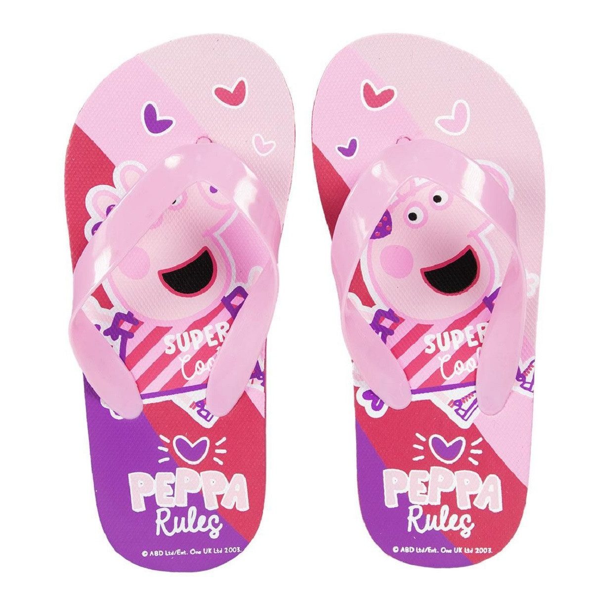 Peppa Pig Kinder Flip-Flops – Bequem für Sommer & Strand Zehentrenner