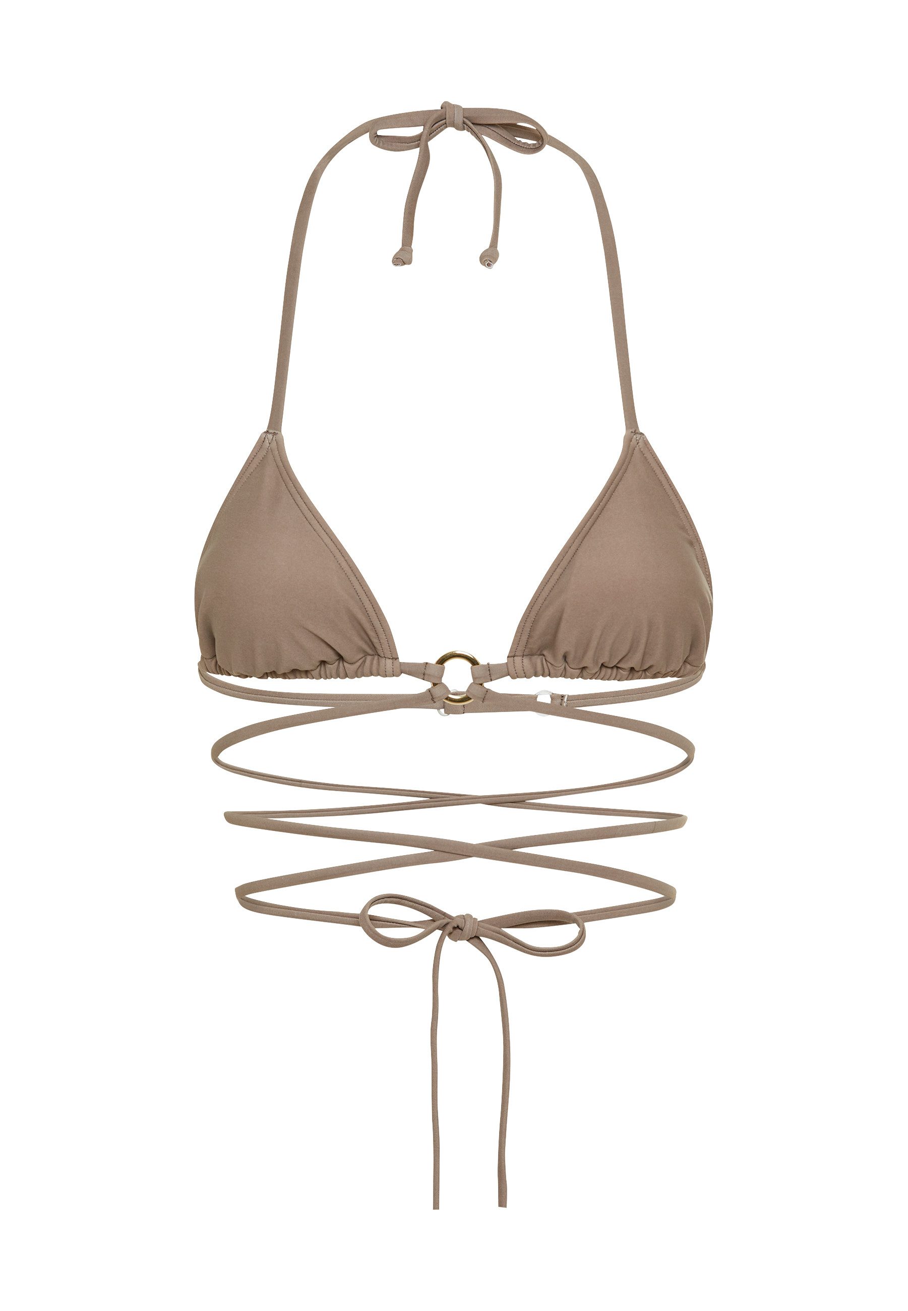LSCN by LASCANA Triangel-Bikini-Top Gina, mit langem Bindeband