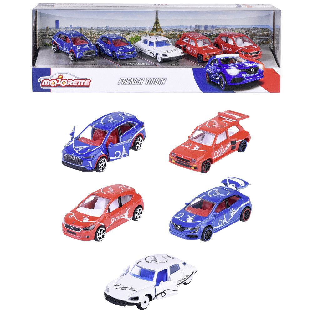 Spielzeug-Auto Majorette PKW Modell French Touch 5er Fertigmodell PKW Modell