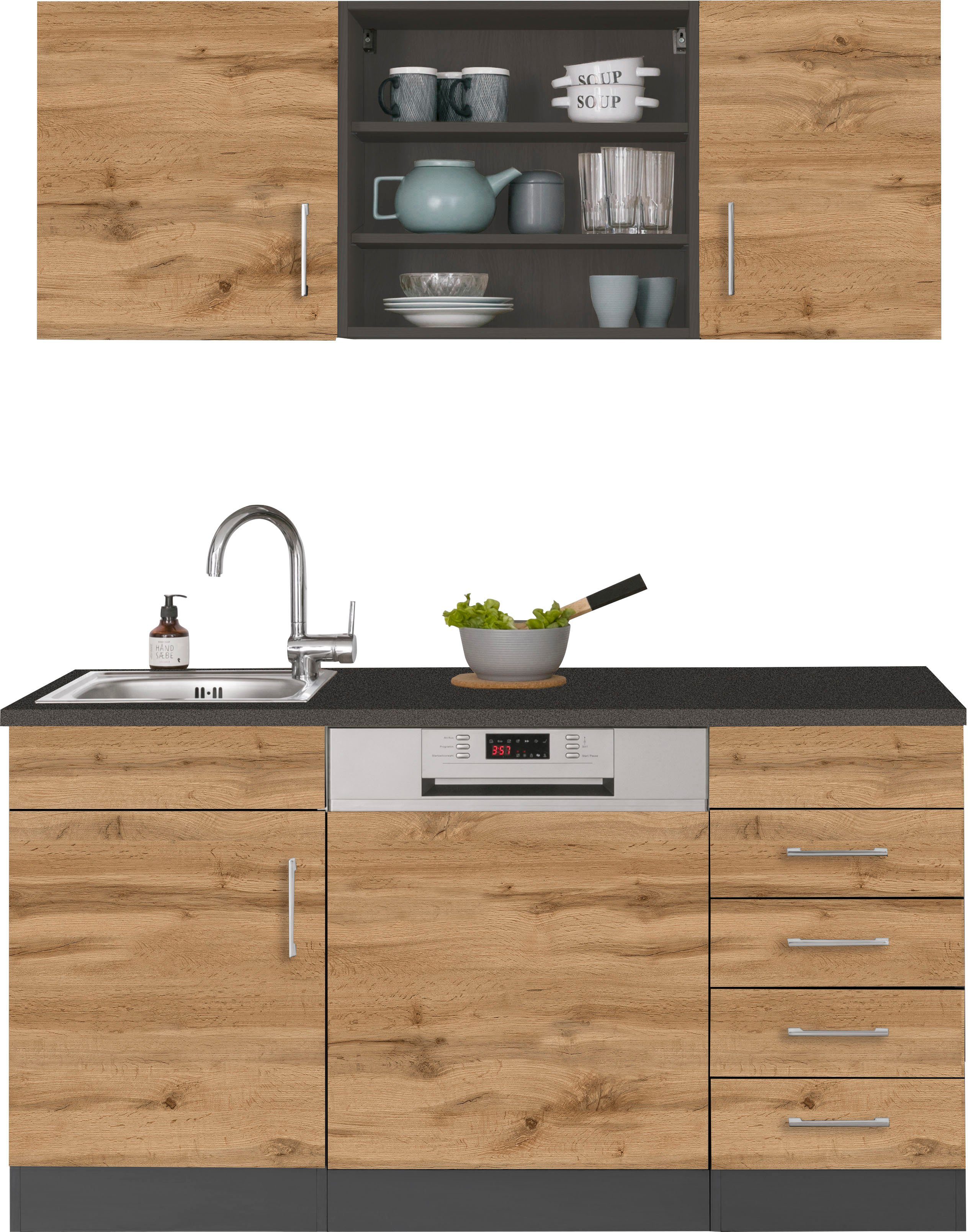 KOCHSTATION Pantryküche KS-Mali, Breite 150 cm, günstig online kaufen