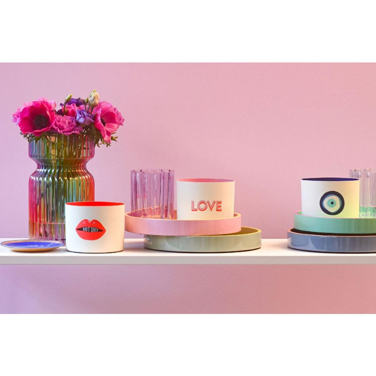 Giftcompany Kerzenhalter Windlicht Goa Smiley Weiß günstig online kaufen
