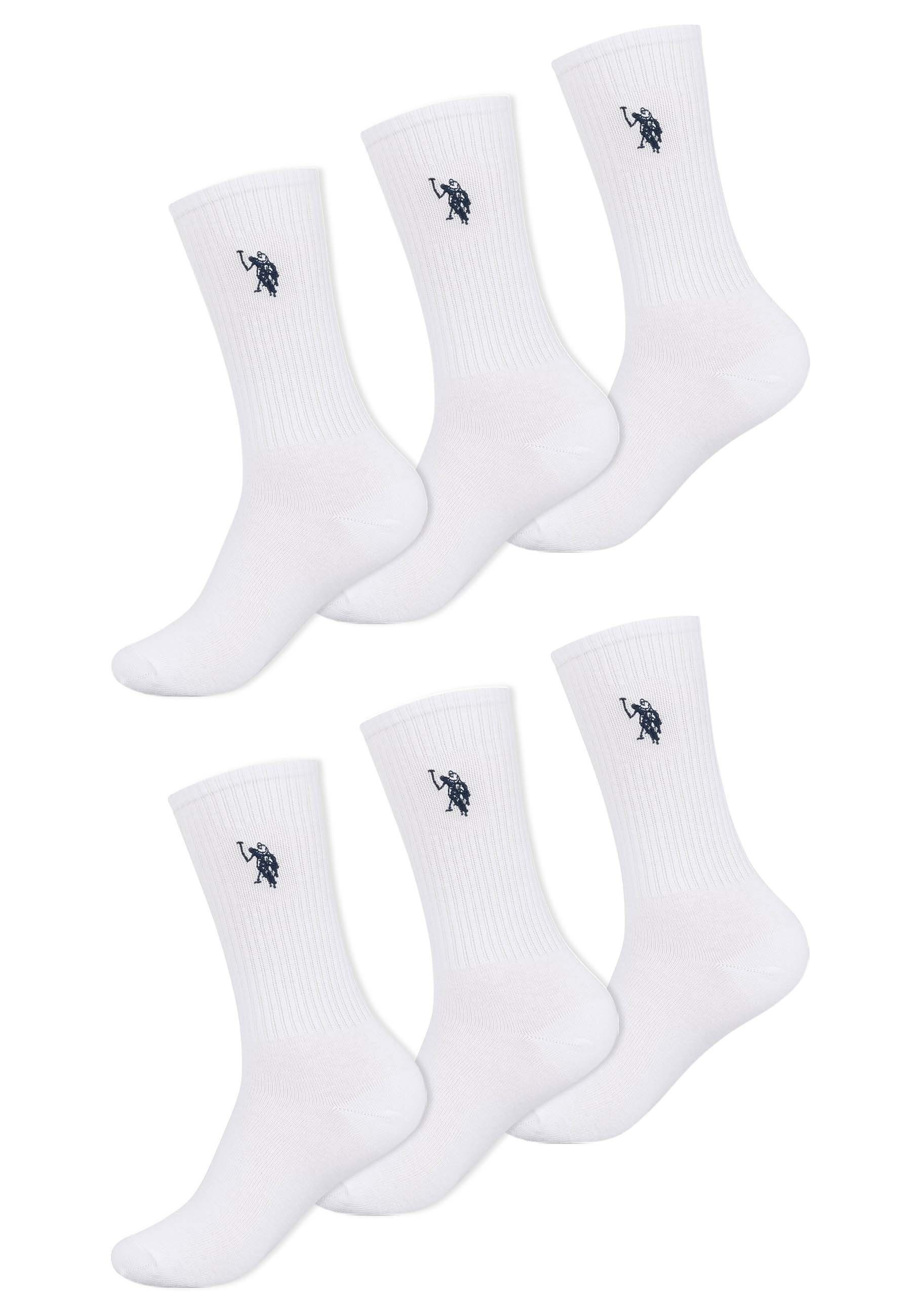 U.S. Polo Assn. Tennissocken Tennissocken USRydr – Herren 6er Pack mit Logo günstig online kaufen