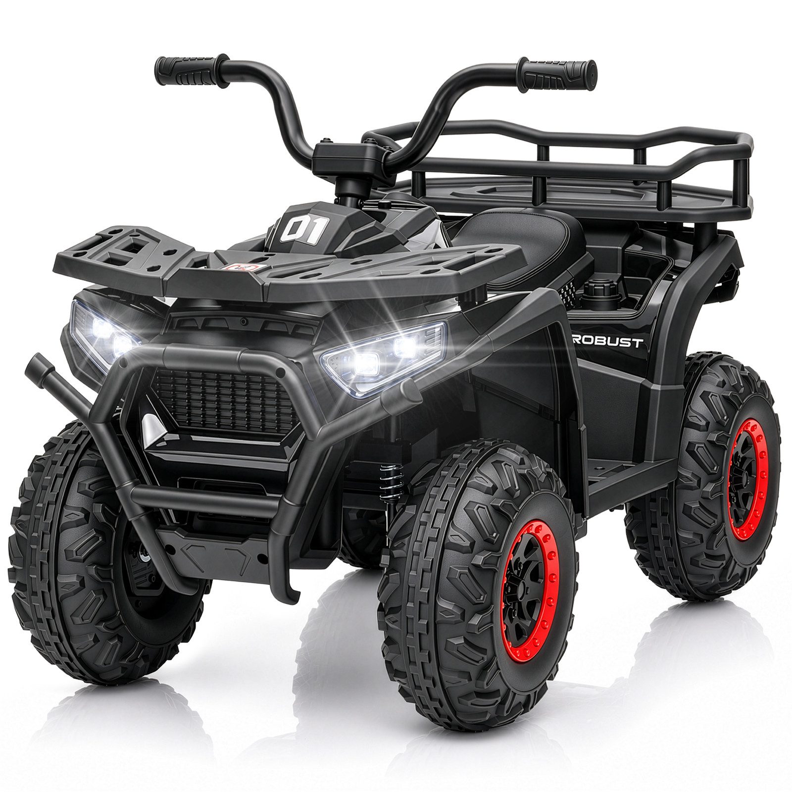 LALAHO Elektro-Kinderquad Kinder Quad Elektro 24V 7/4,5Ah 25/75W ATV, für Kinder 3-6 Jahre, Belastbarkeit 30 kg
