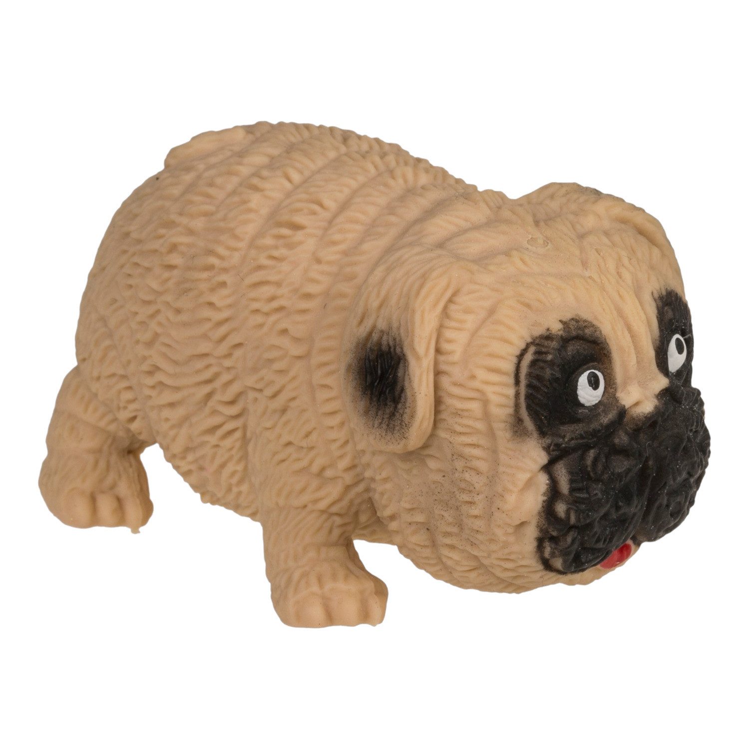 Spielball Dehnbarer Hund Stressball - Mops Quetschball mit Sandfüllung