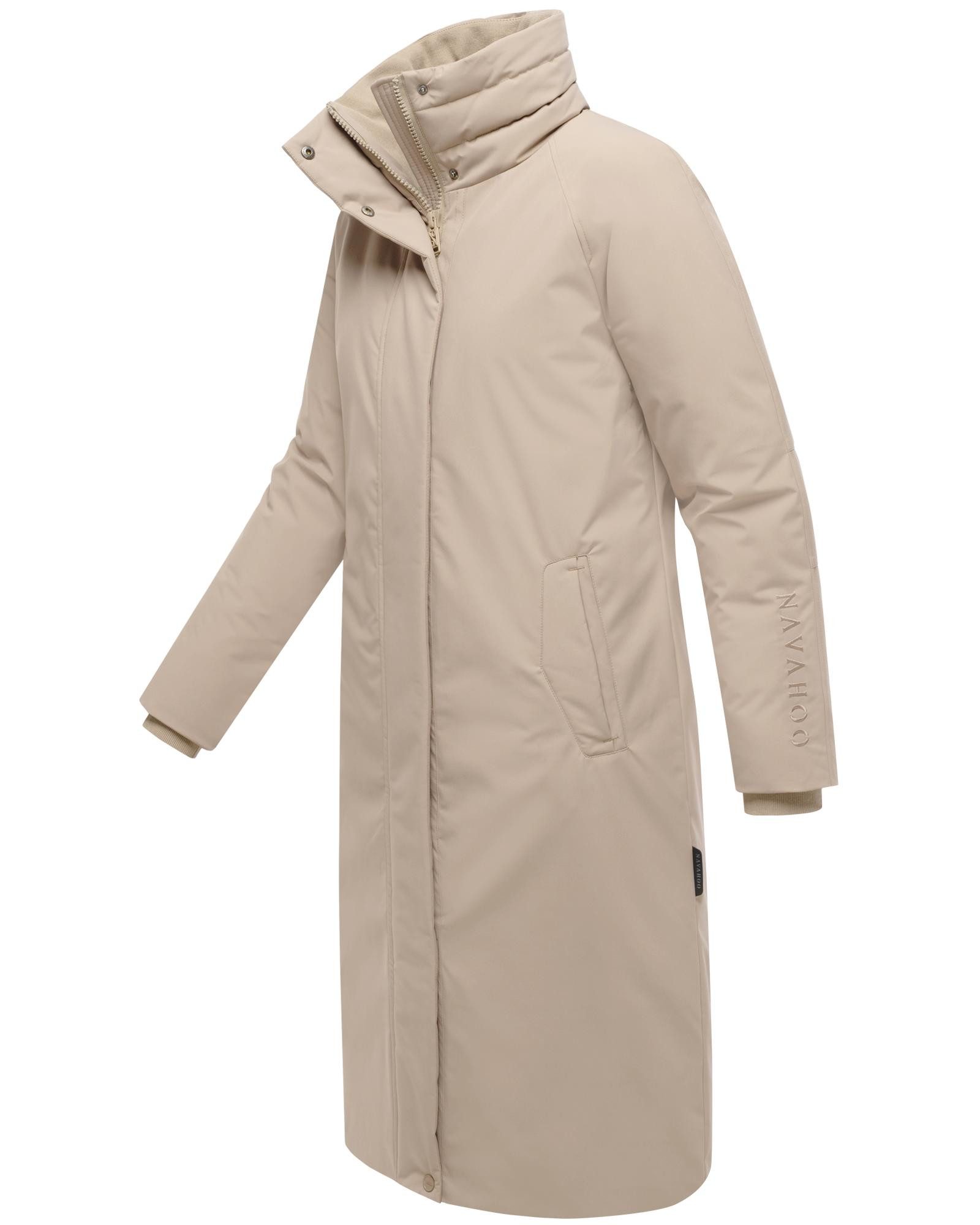 Navahoo Wintermantel Traumblüte 14 Warmer Parka mit Stehkragen