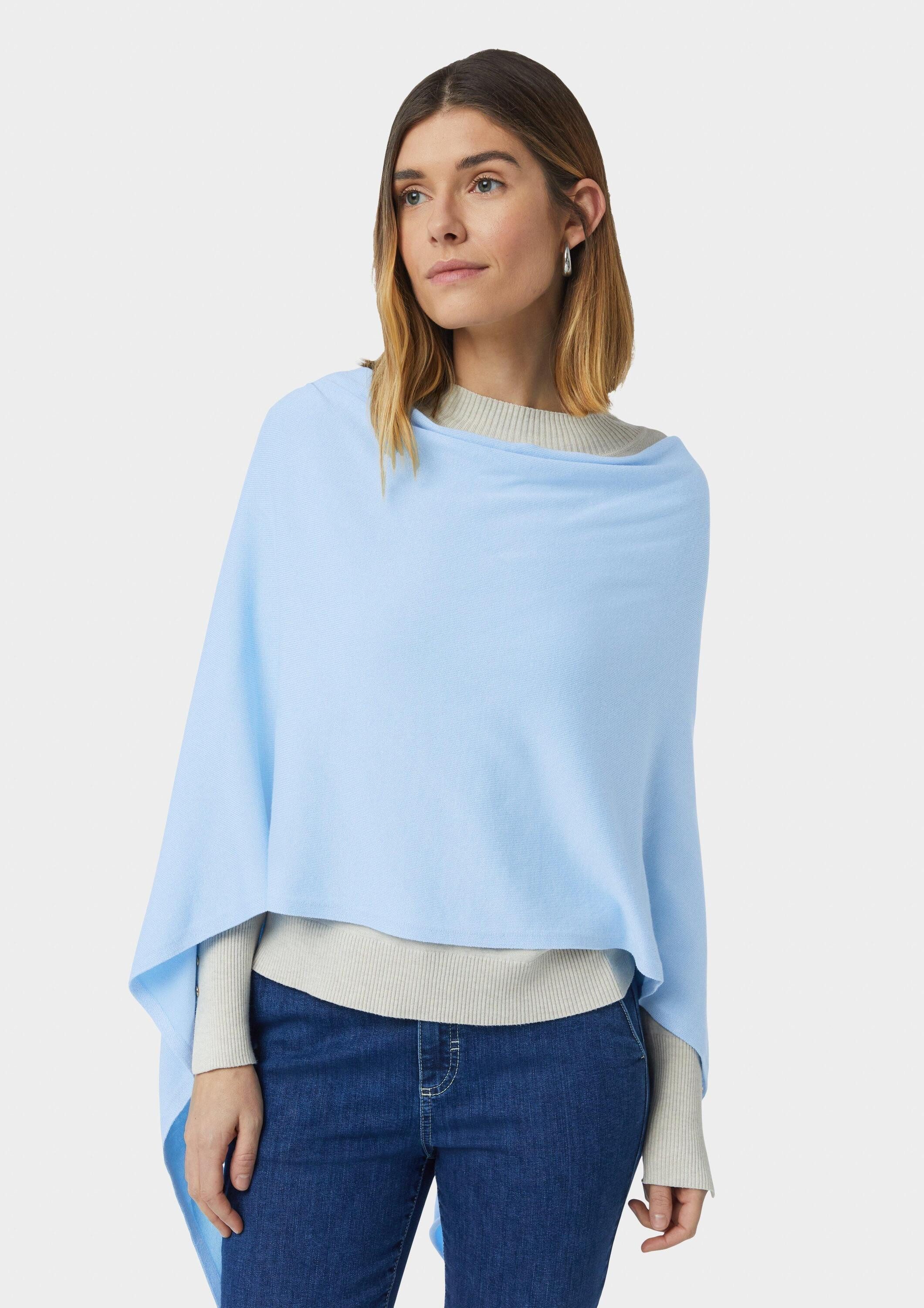 comma Poncho Indoor-Poncho Weicher Feinstrick-Poncho aus günstig online kaufen