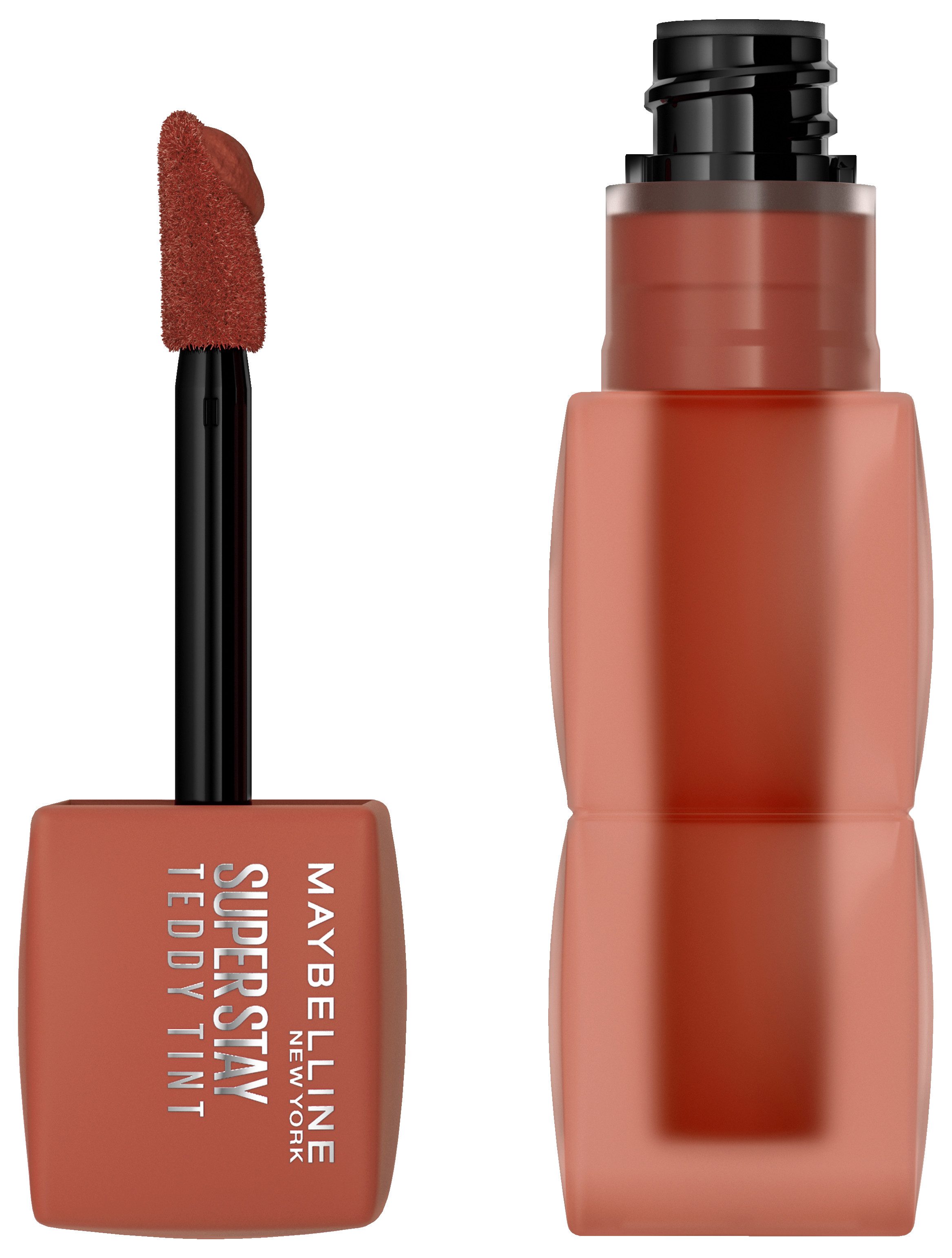 MAYBELLINE NEW YORK Lippenstift SUPER STAY TEDDY TINT LIPPENSTIFT, mit weichem Teddy-Applikator