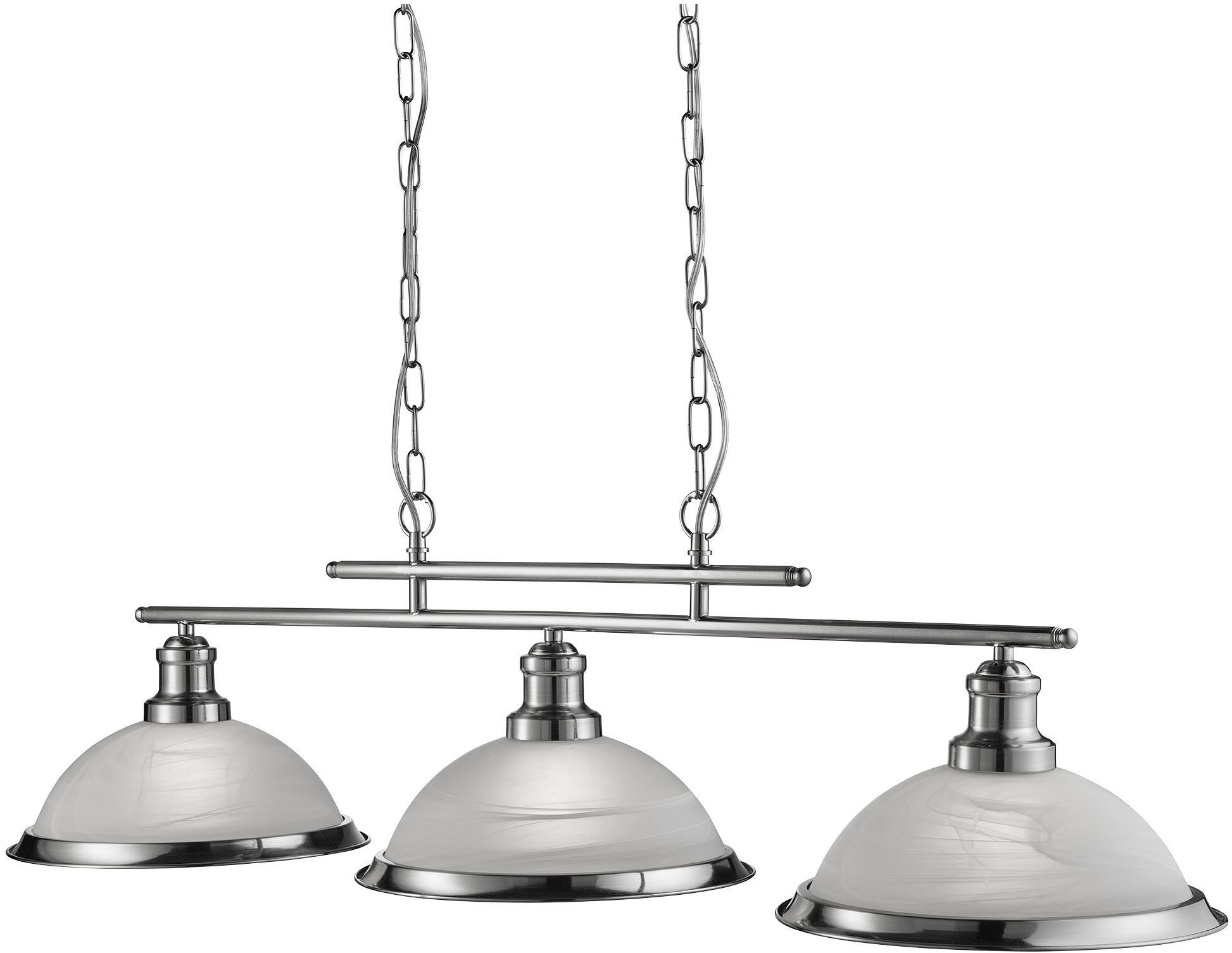 Searchlight Hängeleuchte Bistro 3Lt Bar Pendant, Leuchtmittel wechselbar