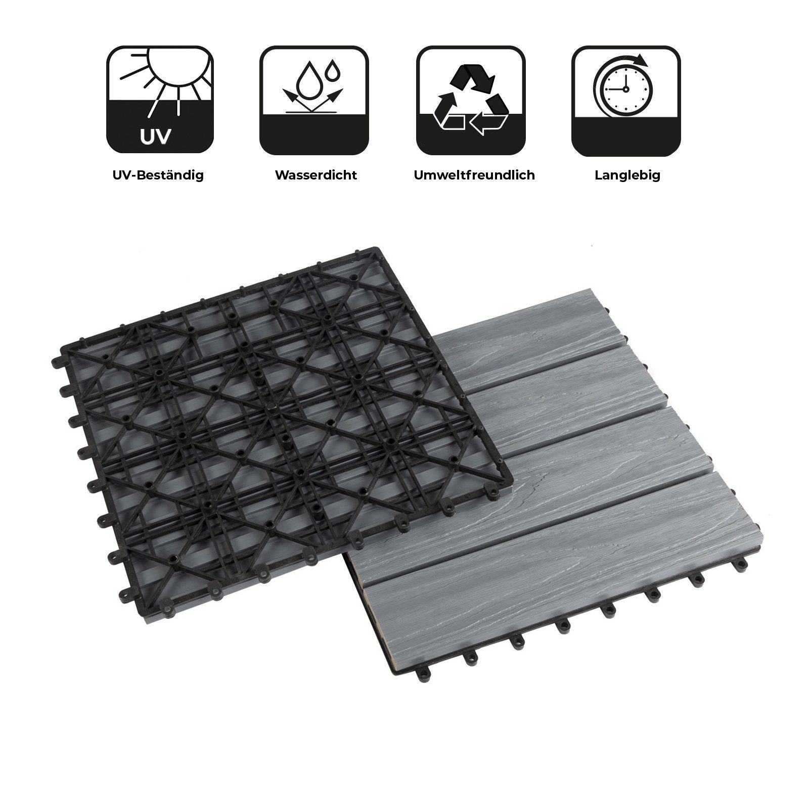 Floordirekt Klickfliese 30 x 30 cm, günstig online kaufen