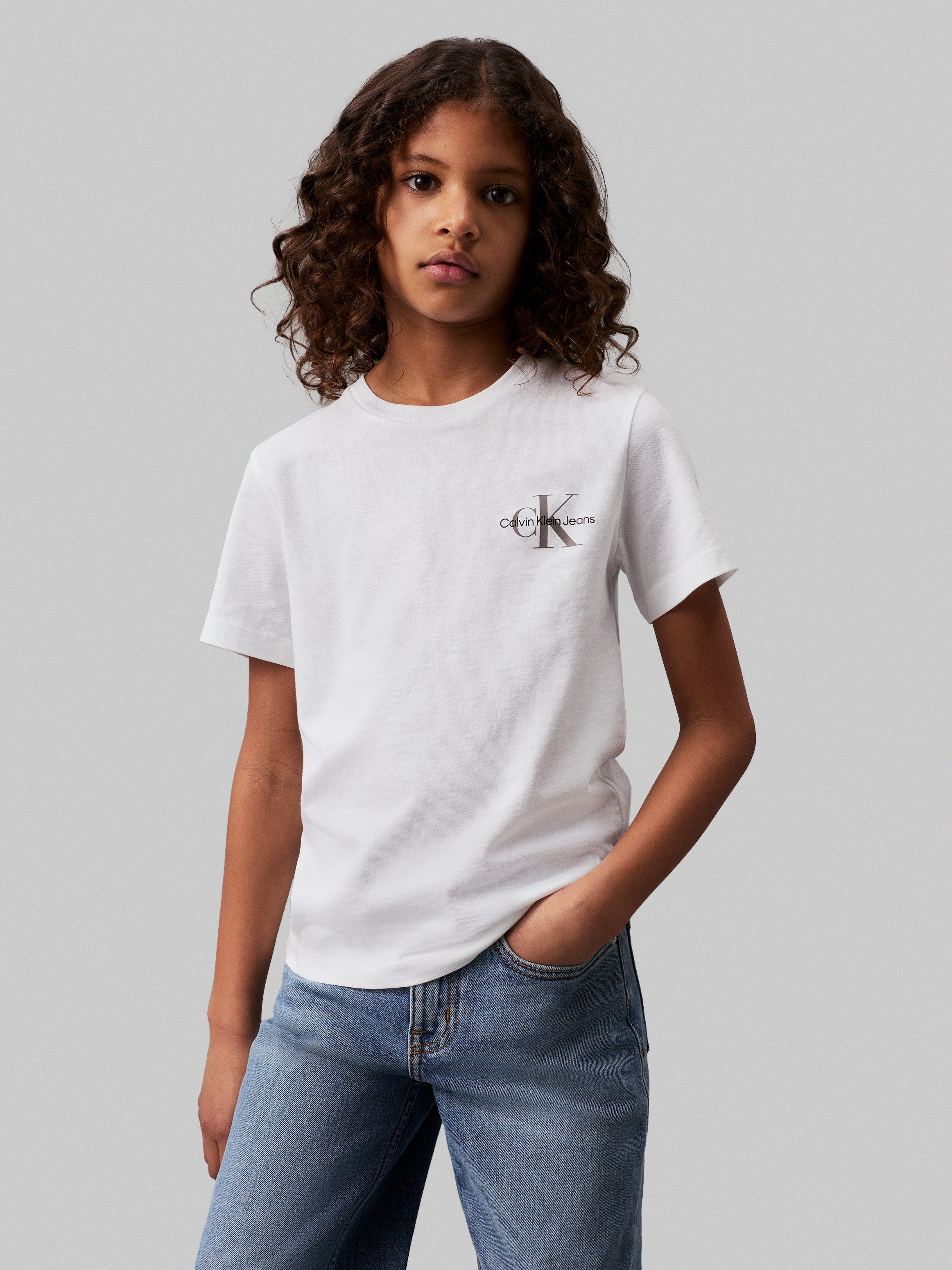 Calvin Klein Jeans T-Shirt CHEST MONOGRAM T-SHIRT für Kinder bis 16 Jahre