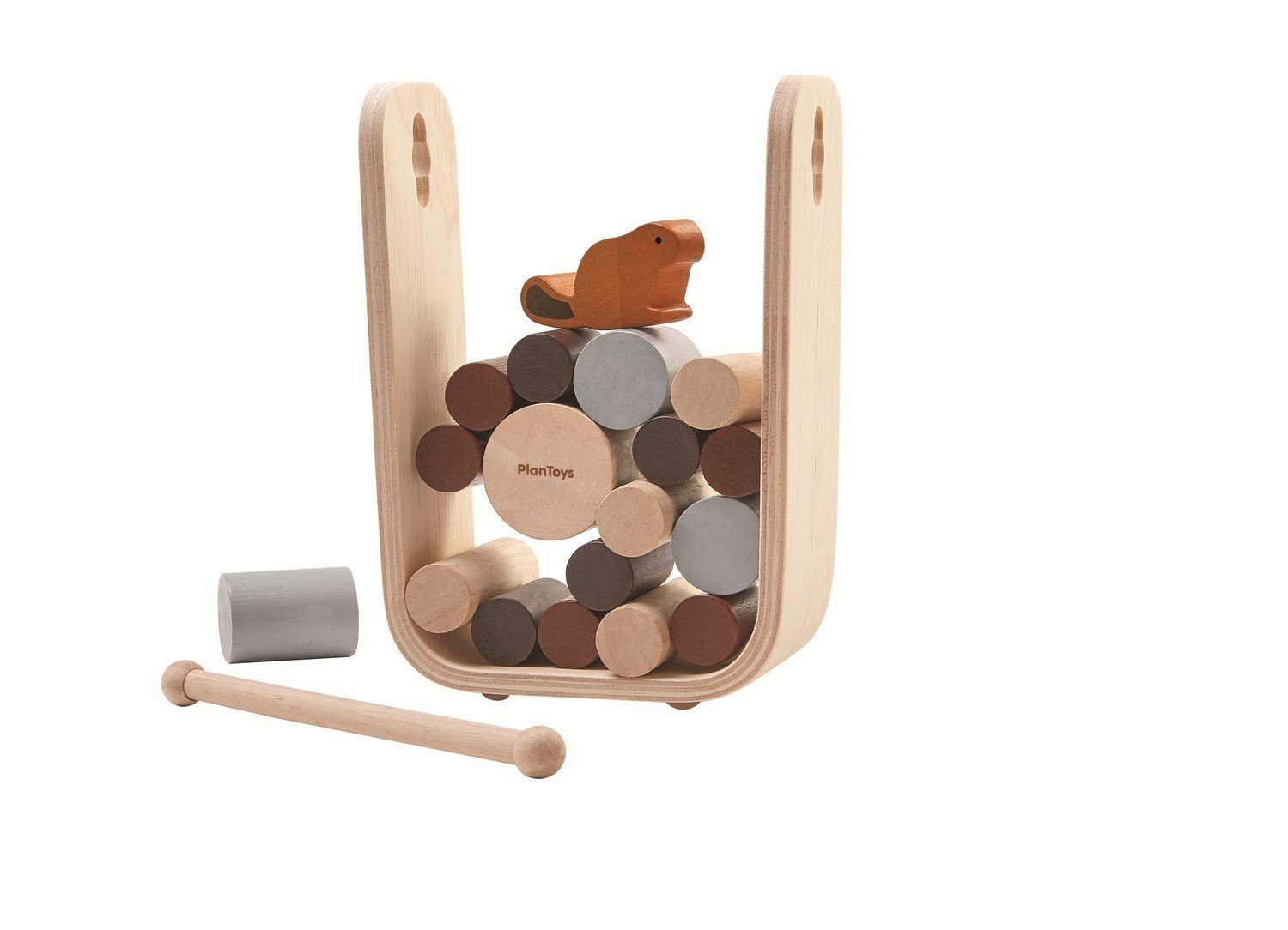 Plantoys Spiel Stämme ziehen