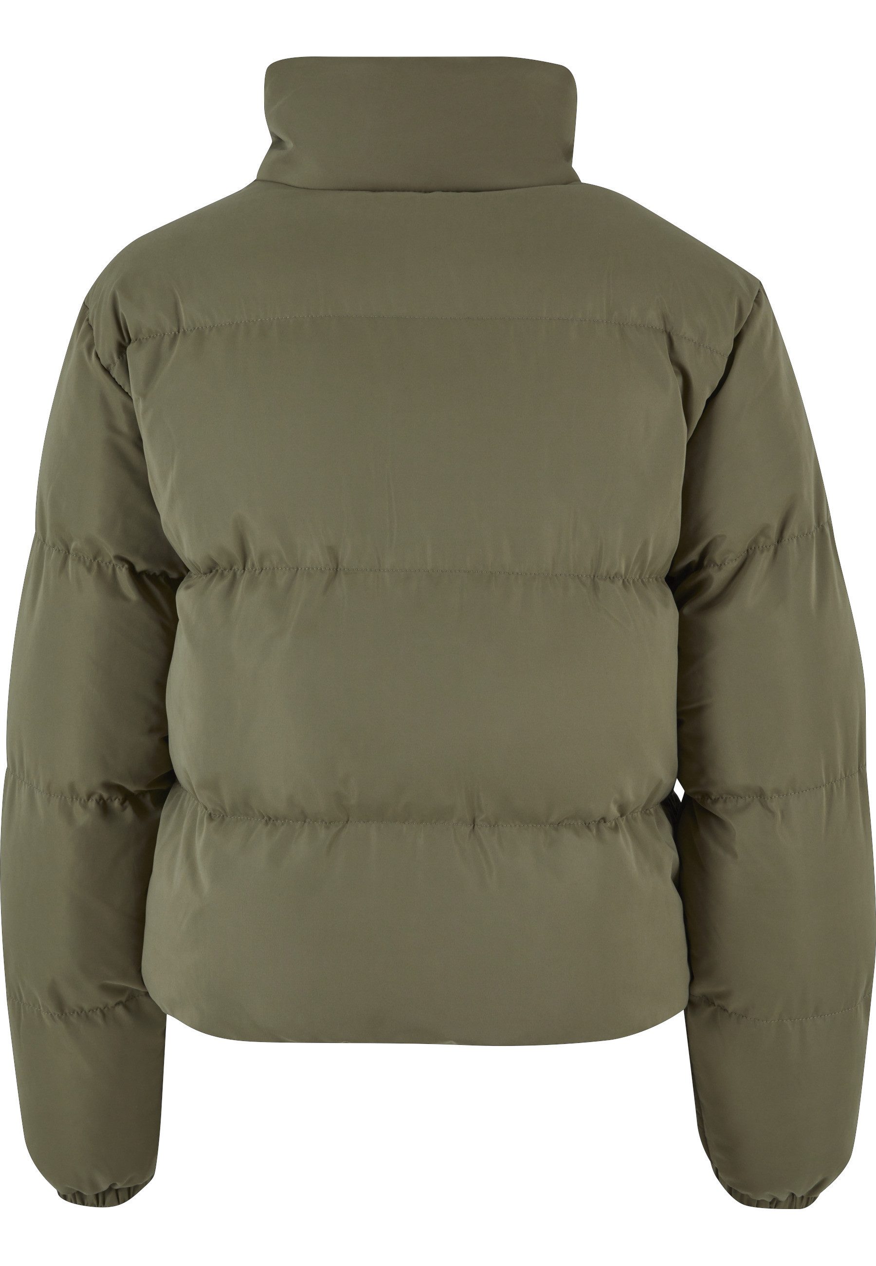 URBAN CLASSICS Winterjacke Urban Classics Damen Ladies Short Peached Puffer Jacket (1-St)