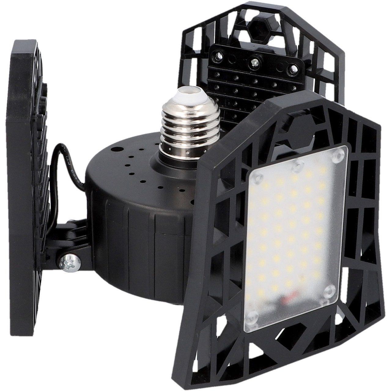 UNITEC Baustrahler Unitec LED Arbeitsleuchte 90° 32 Watt, E27-Sockel, Inkl. Leuchtmittel, Nicht dimmbar nicht Smart Home-fähig ohne Bewegungsmelder