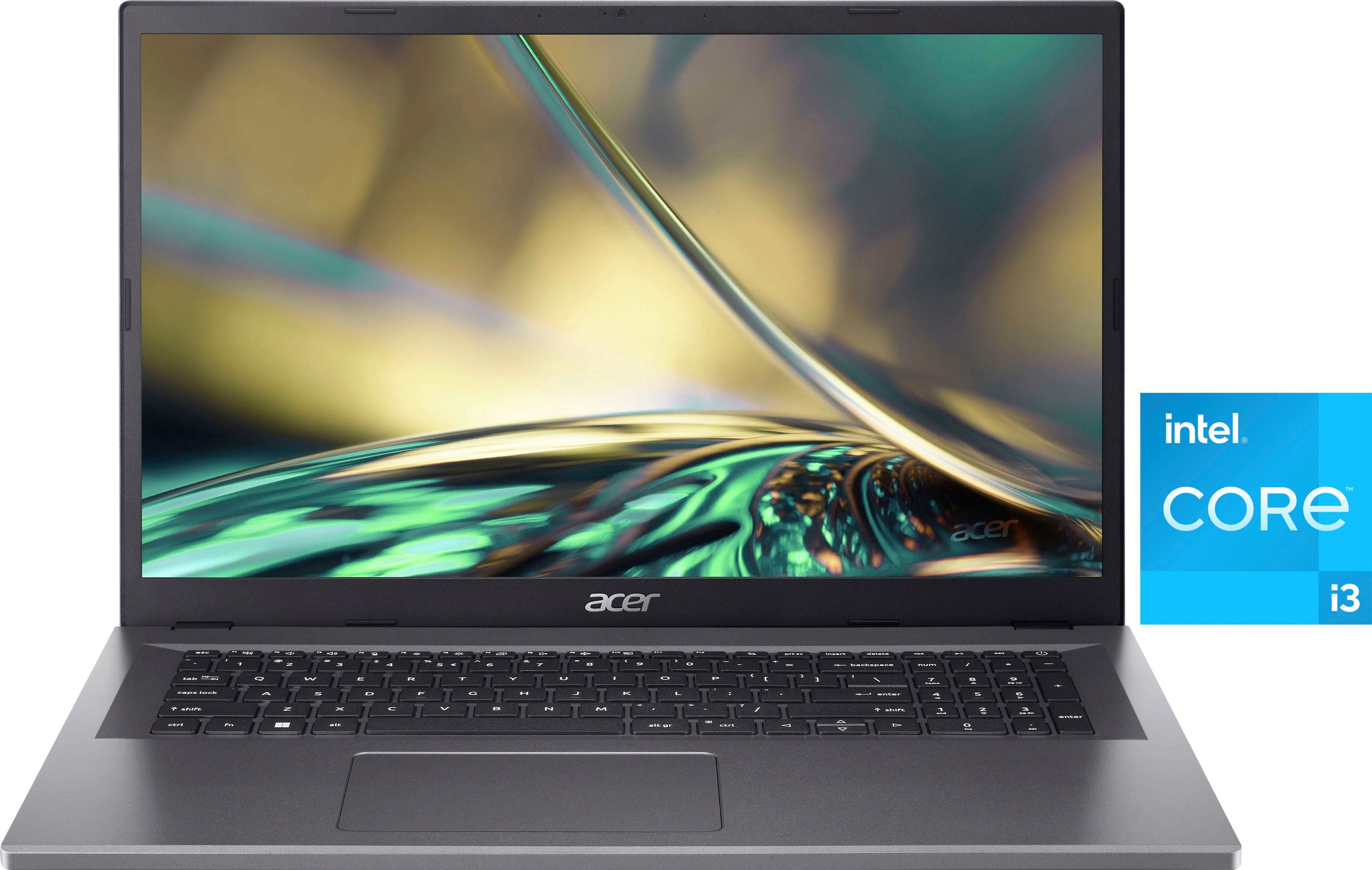 SSD) Notebook i3 Acer Core cm/17,3 UHD 1000 (43,94 A317-55P-37CJ GB Graphics, N305, Zoll, Intel
