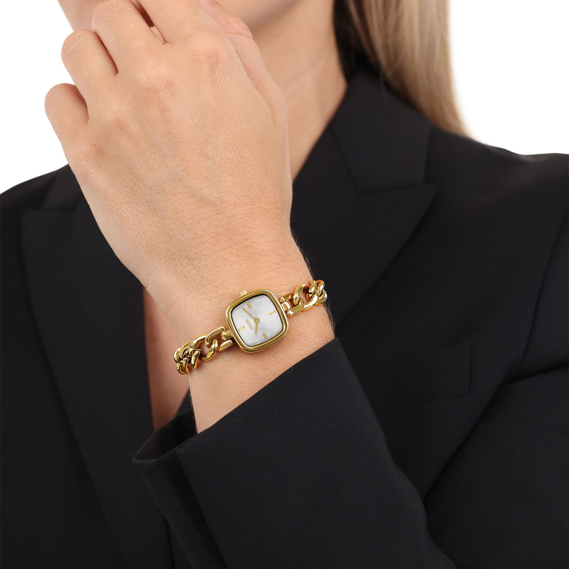JOOP! Quarzuhr 2038610, Armbanduhr, Damenuhr, Edelstahlarmband