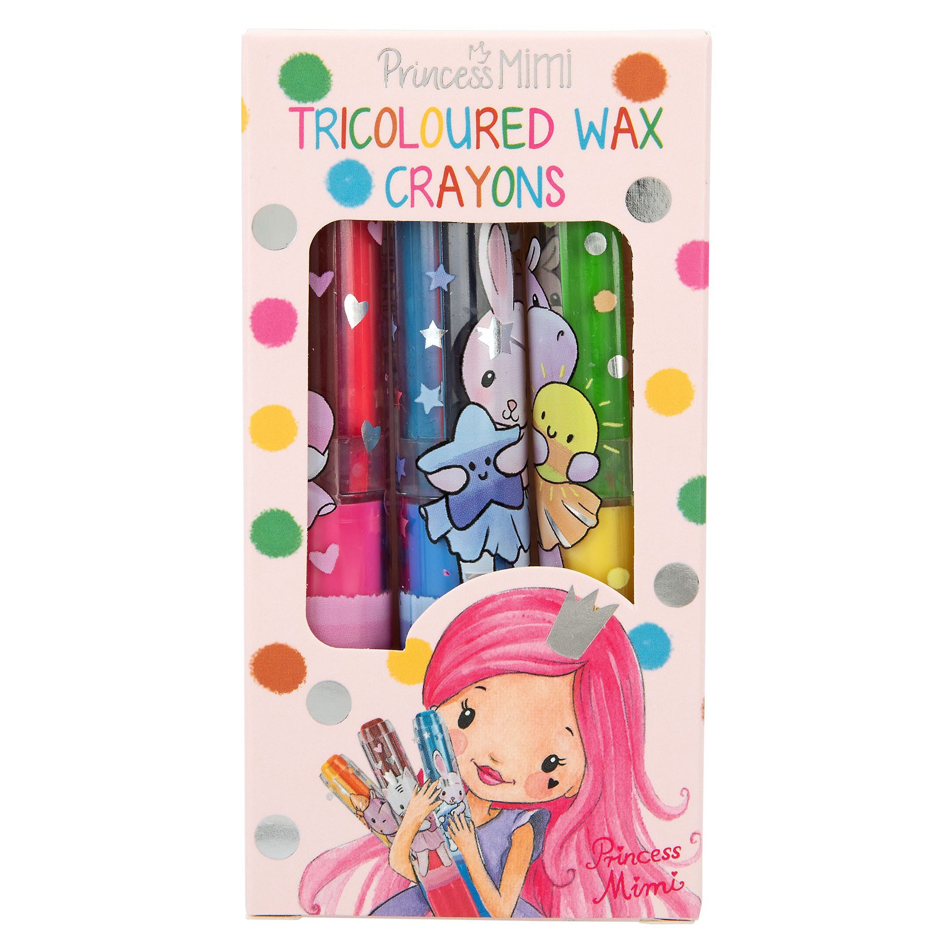 Thumbnail - Depesche Wachsmalstift DEPESCHE Princess Mimi Wachsmaler Set Tricolor