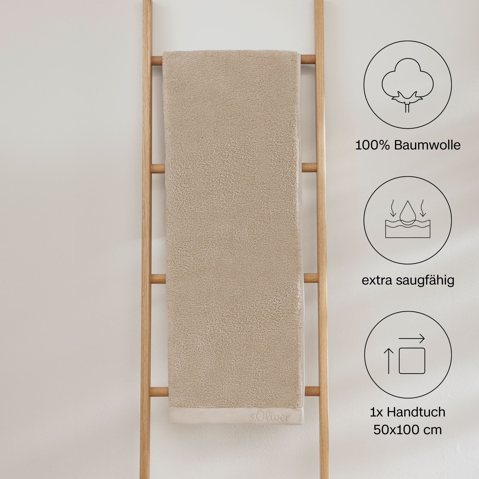 s.Oliver Handtuch s.Oliver, Premium Qualität, 600 günstig online kaufen
