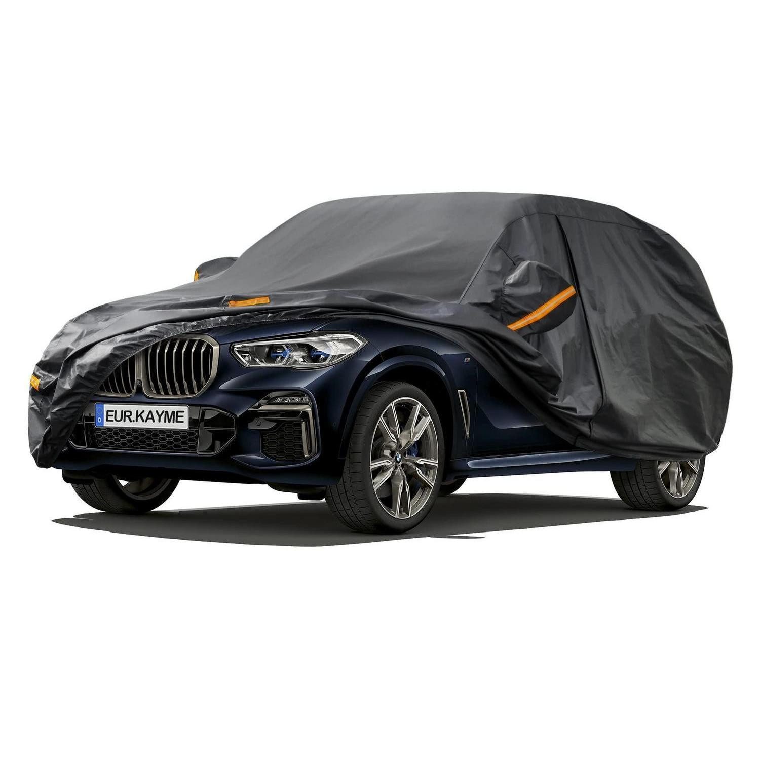 LuxusKollektion Autoplane Autoabdeckung 7 Schichten C7 - Für SUV 485 Bis 510 cm PE-Schwarz