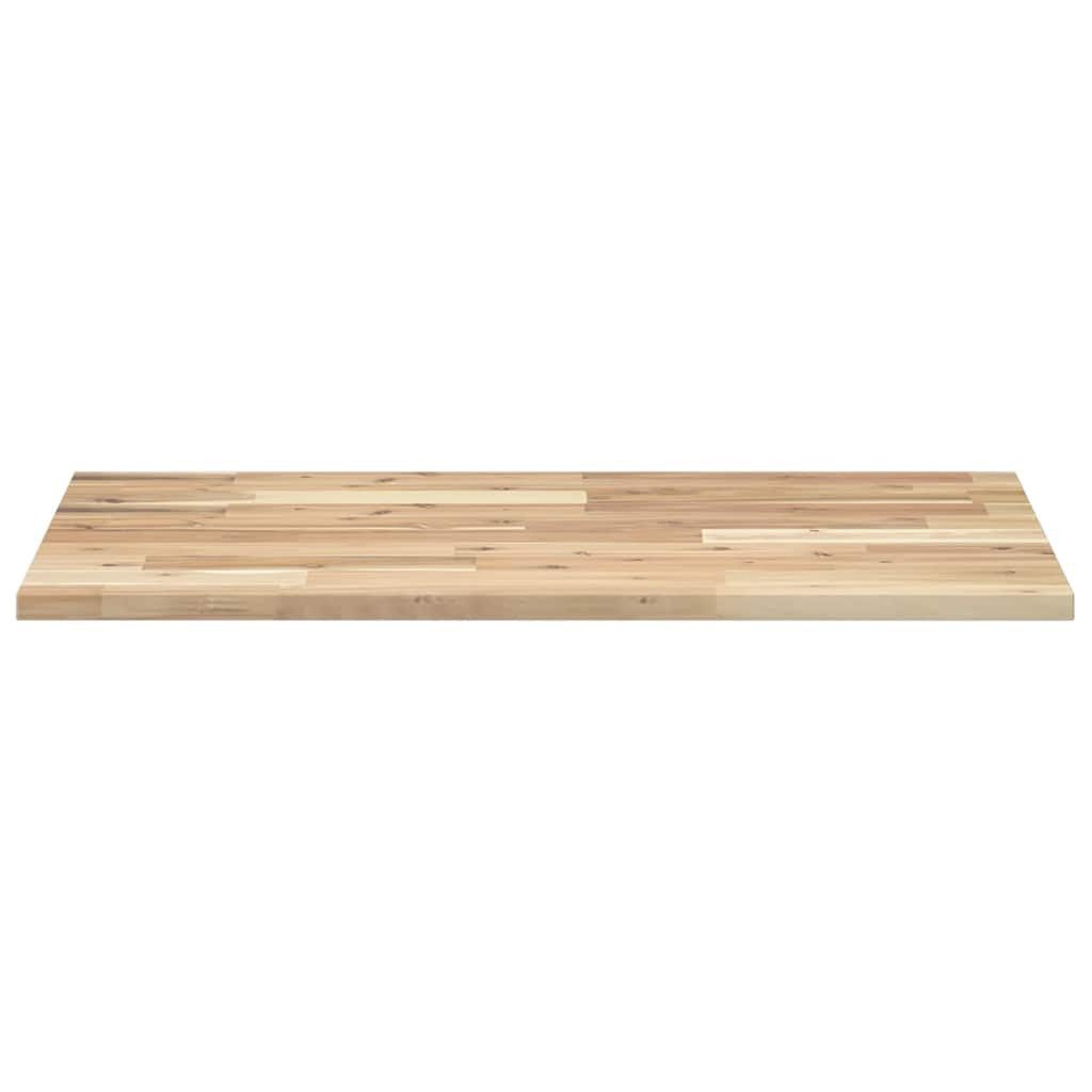 vidaXL Schreibtischplatte, Schreibtischplatte Unbehandelt 80x50x2 cm Massivholz Akazie