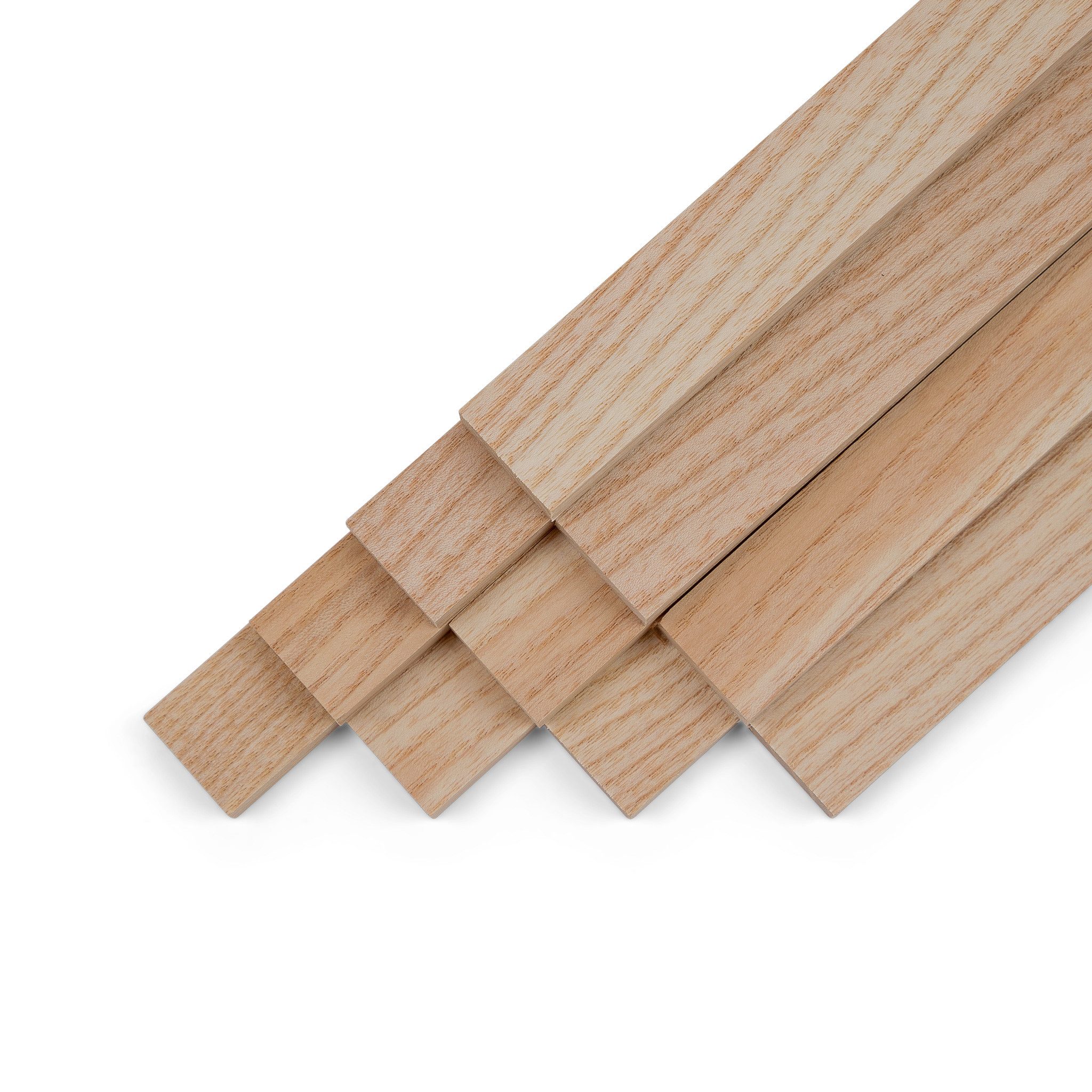 Woodsellers Kantholz 10er-Set Holzleisten - Esche gehobelt - 8 x 20 x 500 mm, (10 Packung 10-tlg), Woodsellers - 10er-Set Holzleiste - Esche gehobelt - 8x20x500 mm