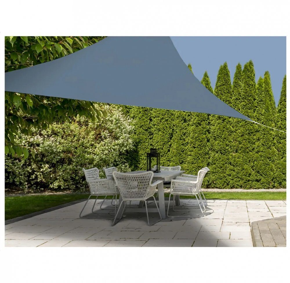 Lumaland Sonnensegel Rechteckig | 4 x 5 Meter | Wetterbeständiger  Sonnenschutz inkl. Befestigungsseile | Terrasse, Garten & Balkon  Schattenspender aus
