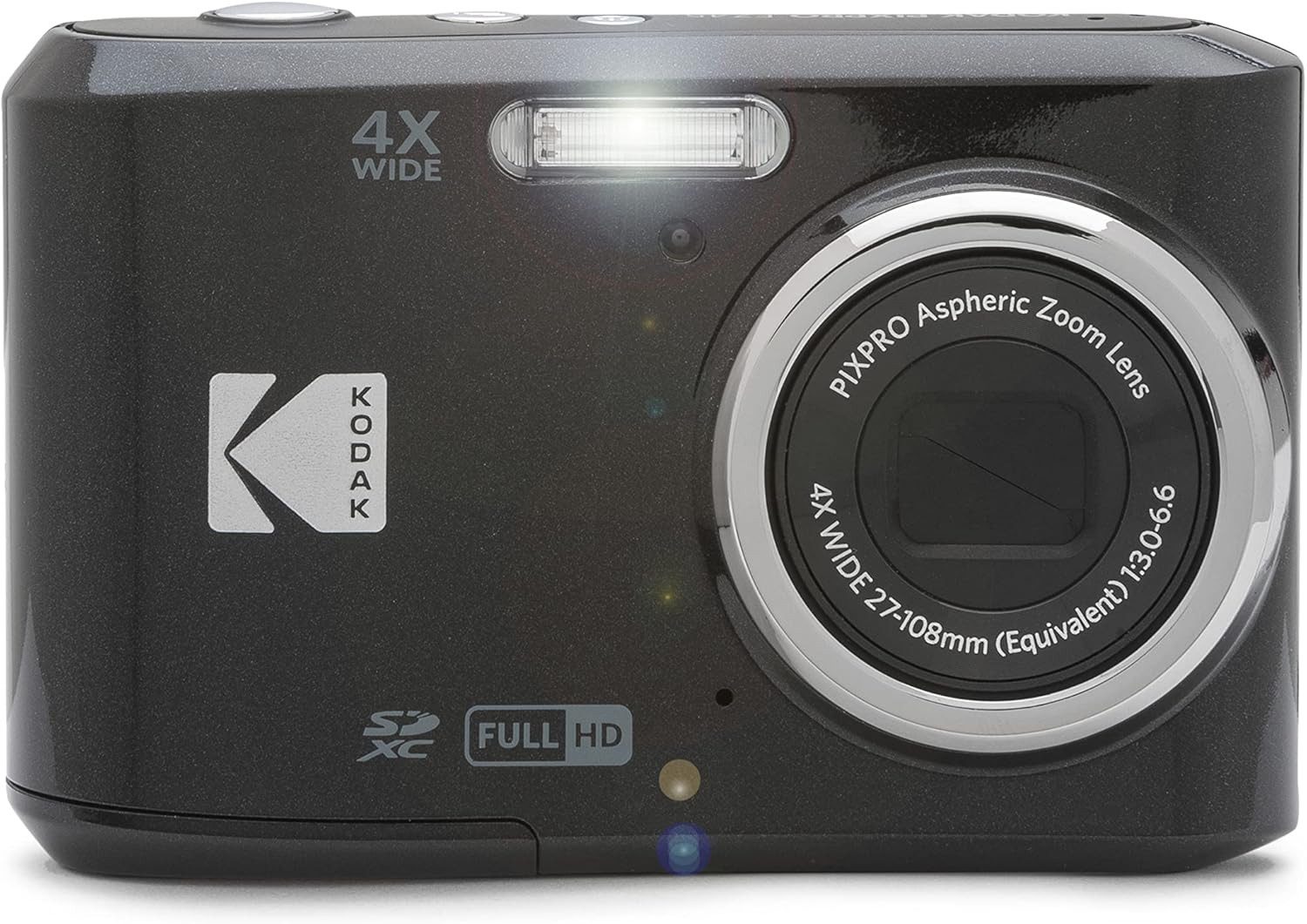 Kodak Pixpro FZ45 - 16.44 Megapixel Kompaktkamera, 4X optischem Zoom Vollformat-Digitalkamera (16,44 MP, 4x opt. Zoom, 2.7 Zoll LCD, 720p HD-Video, AA-Batterie)
