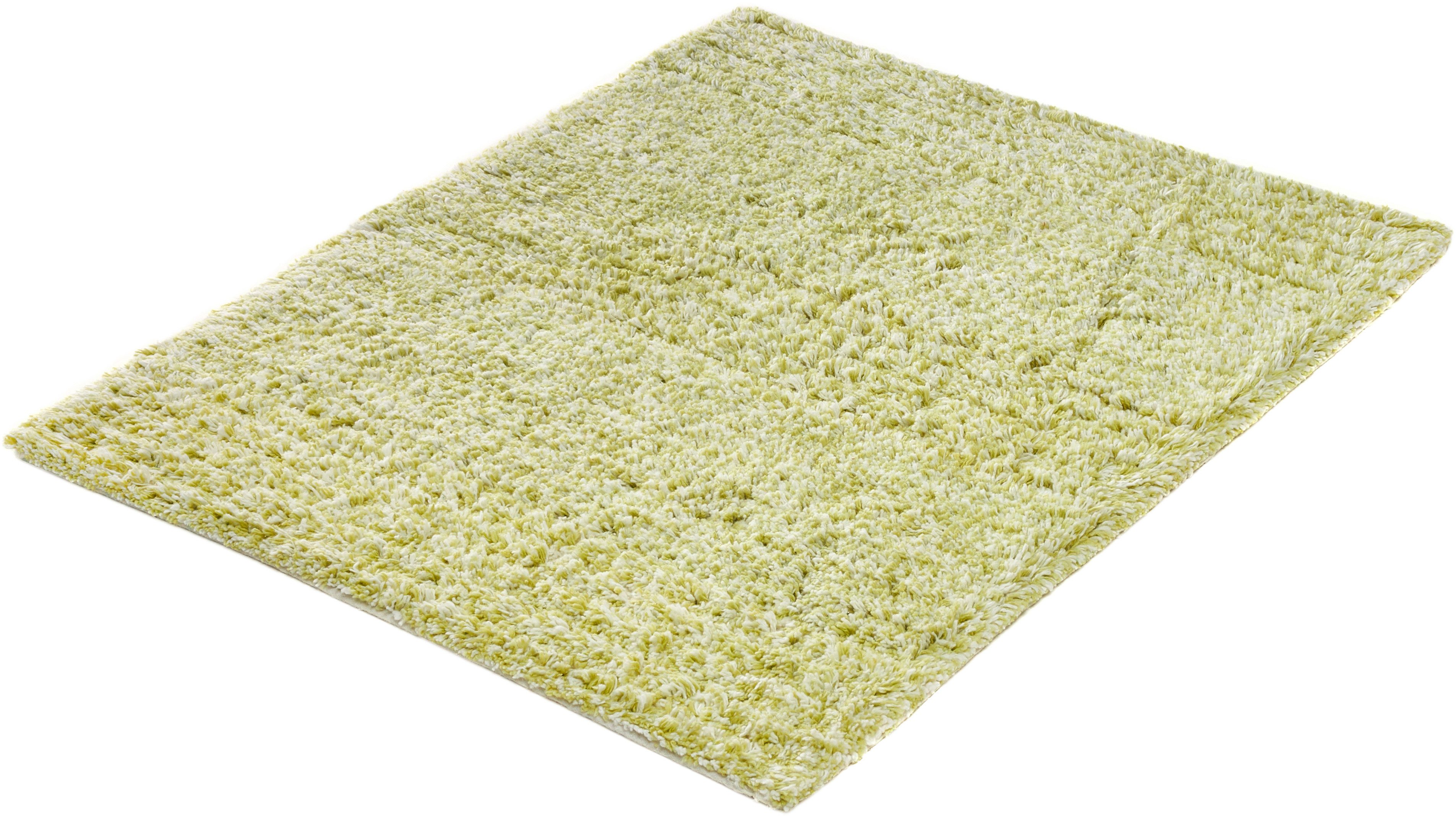 Kleine Wolke Badematte »Planta«, Badvorleger, Badezimmer Teppich, Höhe 8 mm, rutschhemmend beschichtet, fußbodenheizungsgeeignet, Baumwolle, rechteckig, Badteppich, Uni Farben, Streifen Design, Hoch-Tief Effekt
