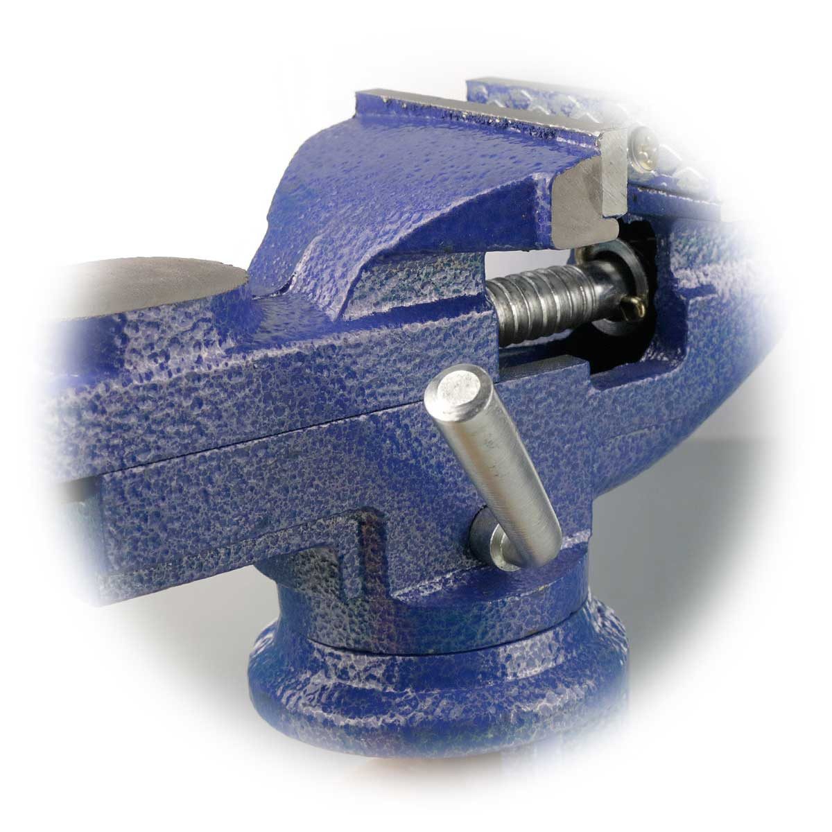Blanko Schraubstock Schraubstock drehbar 60mm Backenbreite, Zwinge