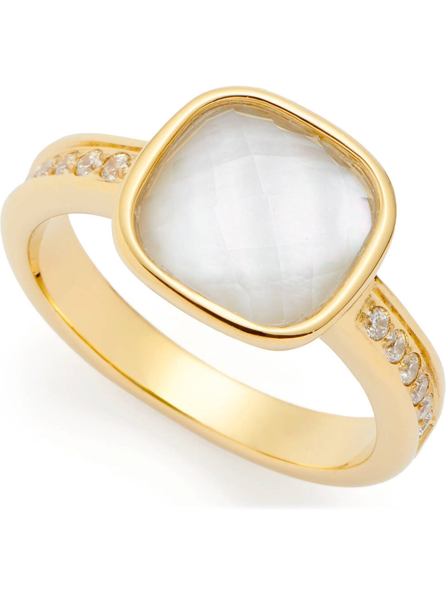 LEONARDO Fingerring Leonardo Damen-Damenring Edelstahl Zirkonia, Zirkonia
