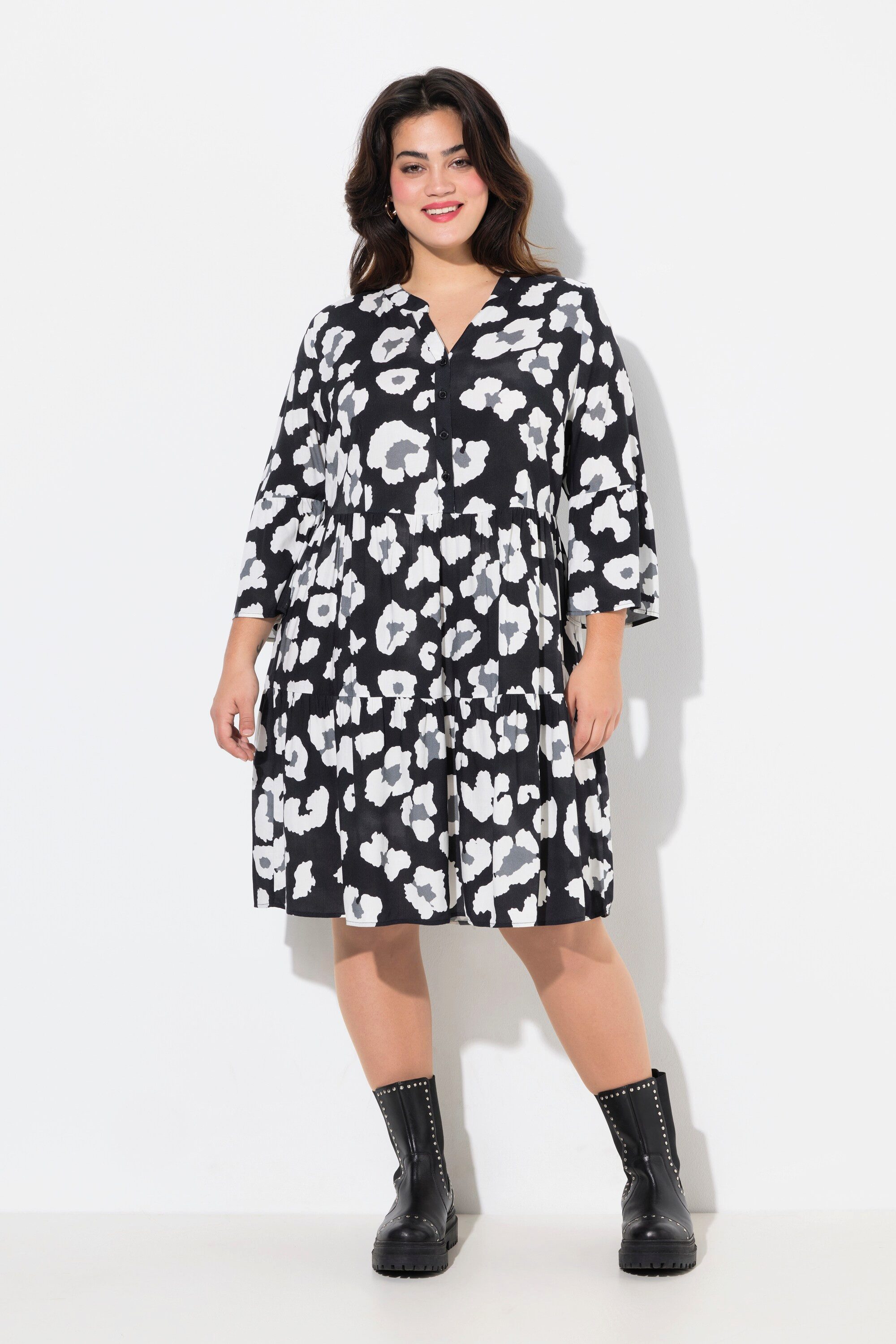 Angel of Style Jerseykleid Kleid Alloverdruck günstig online kaufen