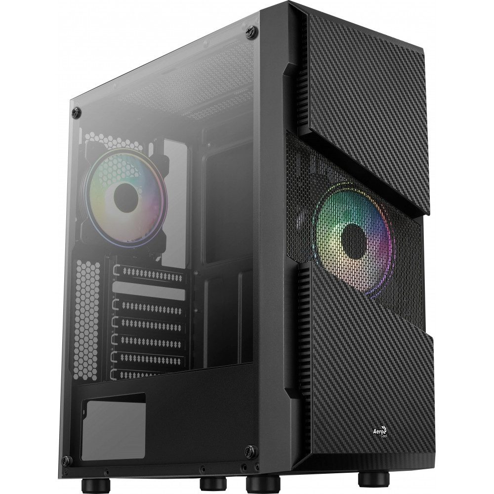 Aerocool PC-Gehäuse AeroCool Midi Menace RGB/TG PC-Gehäuse.