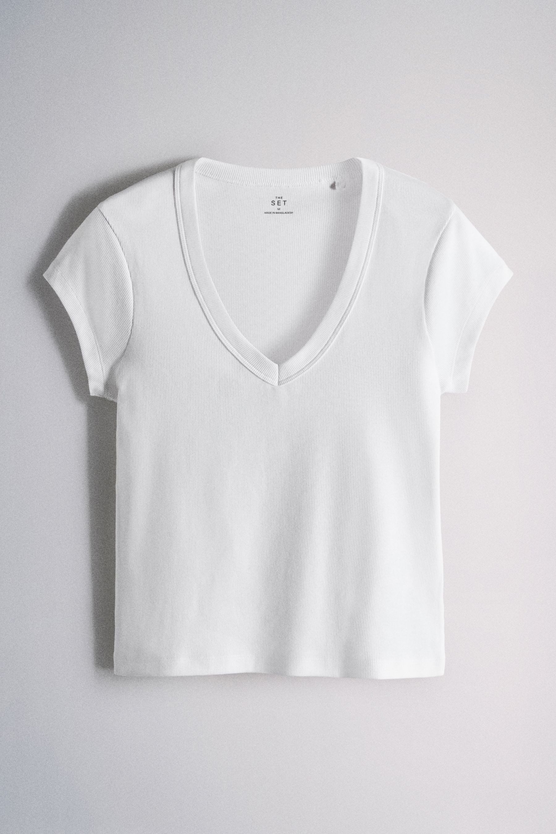 The Set V-Shirt The Set T-Shirts mit V-Ausschnitt, 4er-Pack (4-tlg) günstig online kaufen