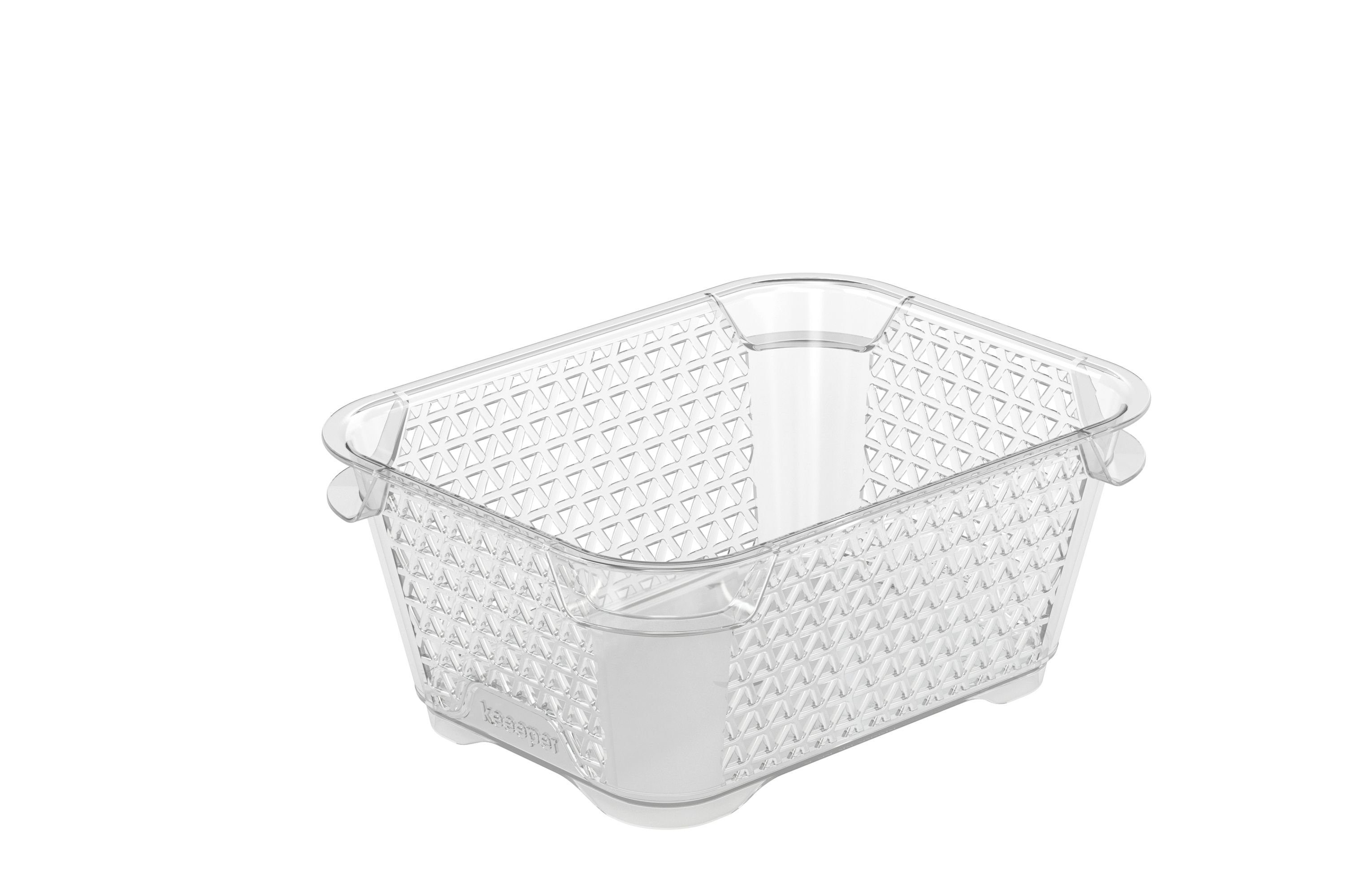 keeeper Aufbewahrungskorb Stapelkörbchen Kunststoff Mirko transparent günstig online kaufen