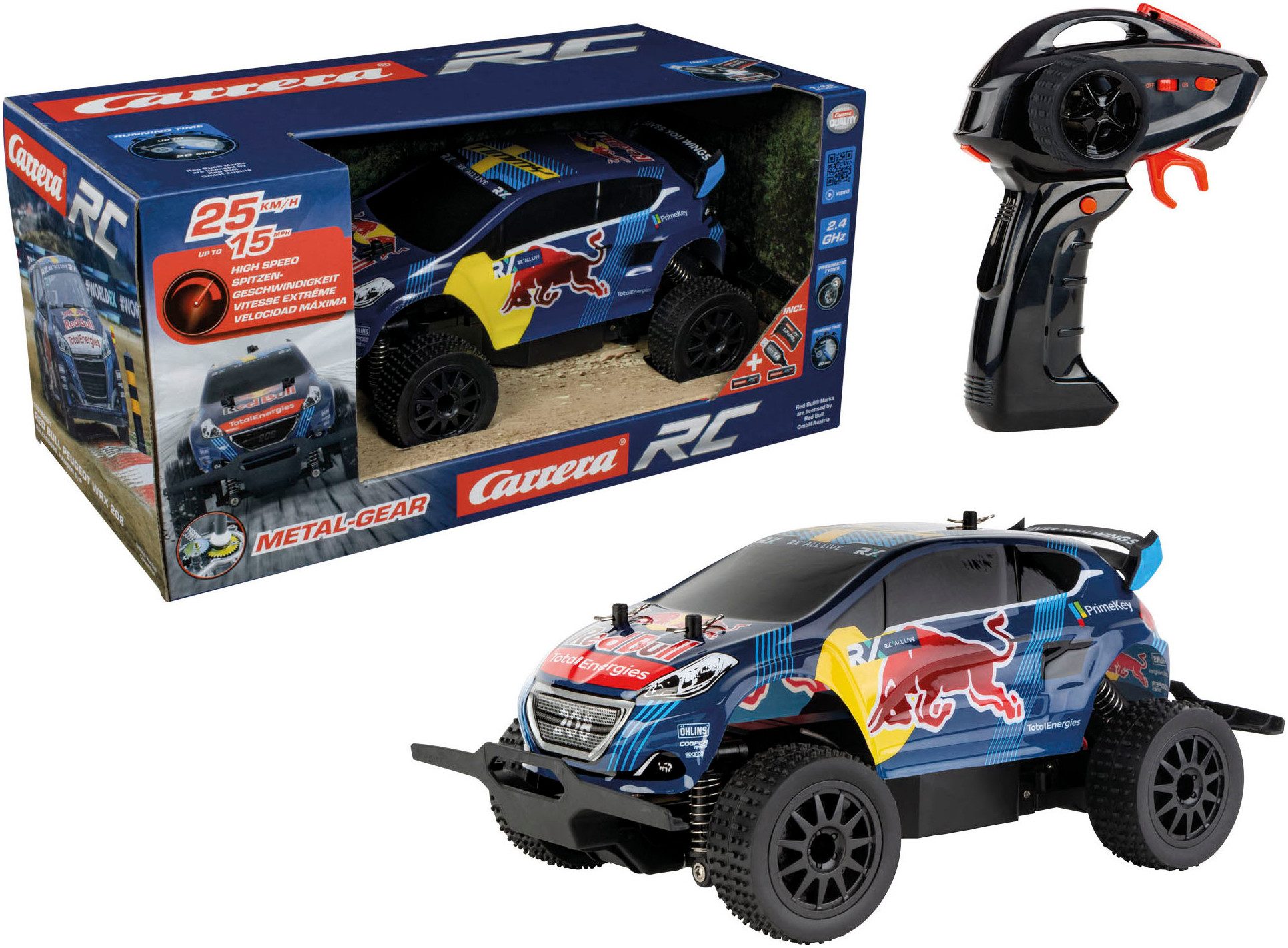RC-Auto Carrera® RC, Red Bull Peugeot WRX 208