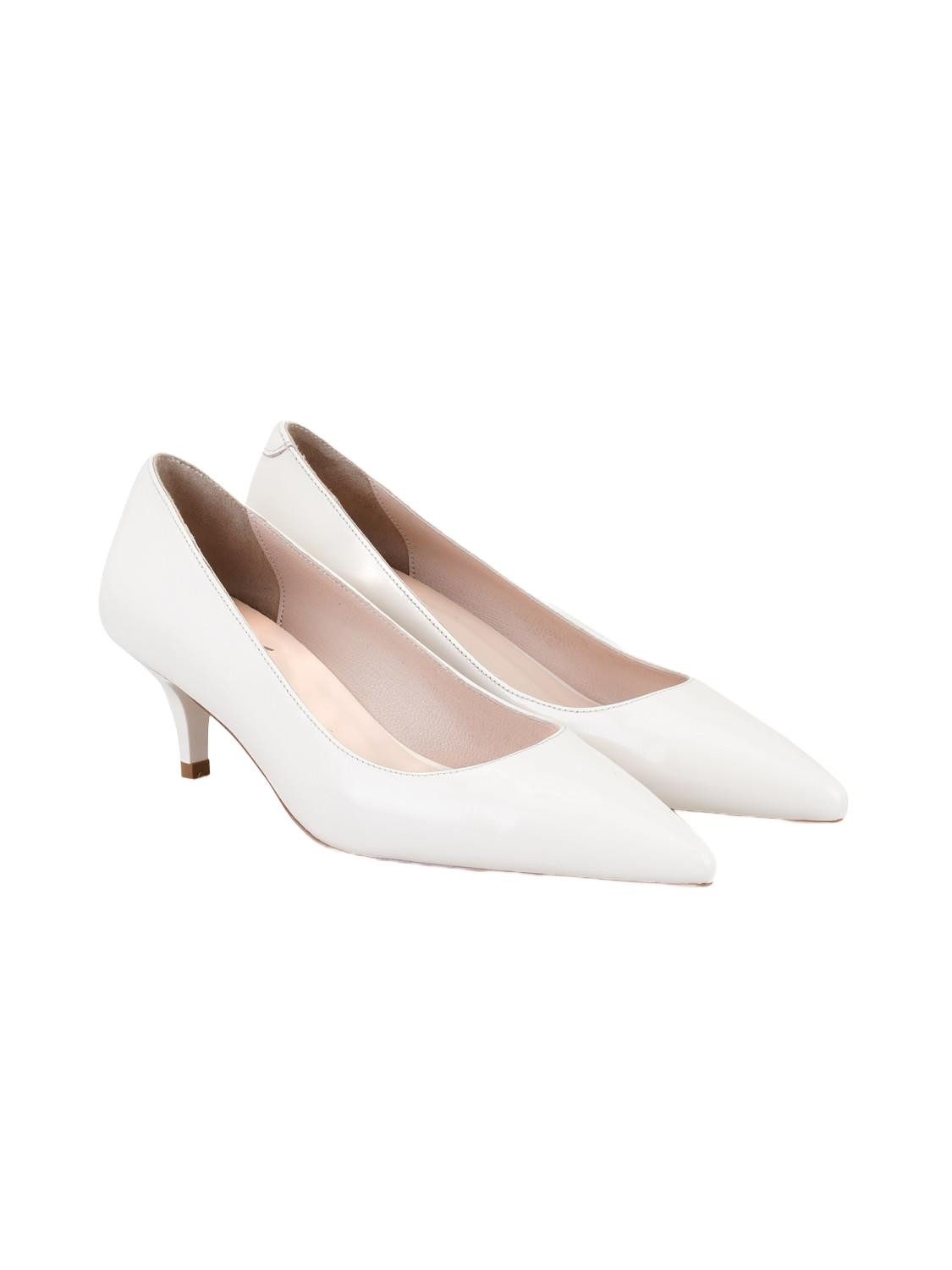 Desa Damen-Pumps aus Lackleder, klassischer Kegelabsatz Pumps