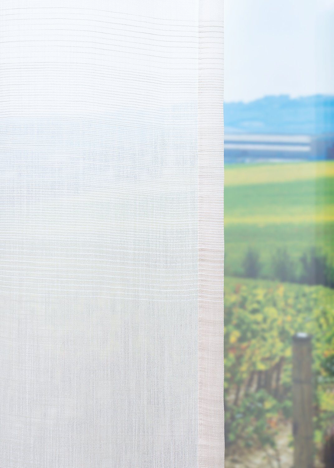 LYSEL® Vorhang Ösenschal Merey (1 St), transparent, HxB 245x140cm
