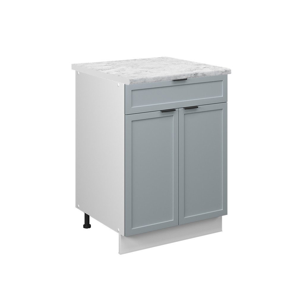 Vicco Unterschrank Fame-Line, Hellblau-grau/Weiß, 60 cm günstig online kaufen