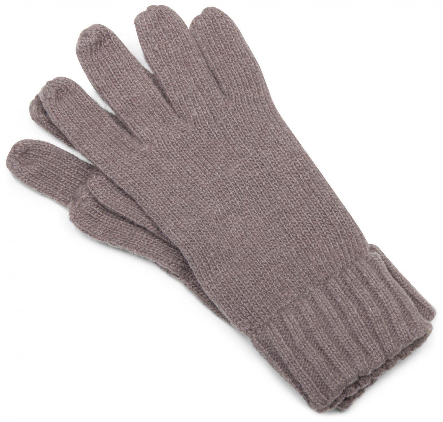 styleBREAKER Strickhandschuhe Klassische Strick Handschuhe Granit