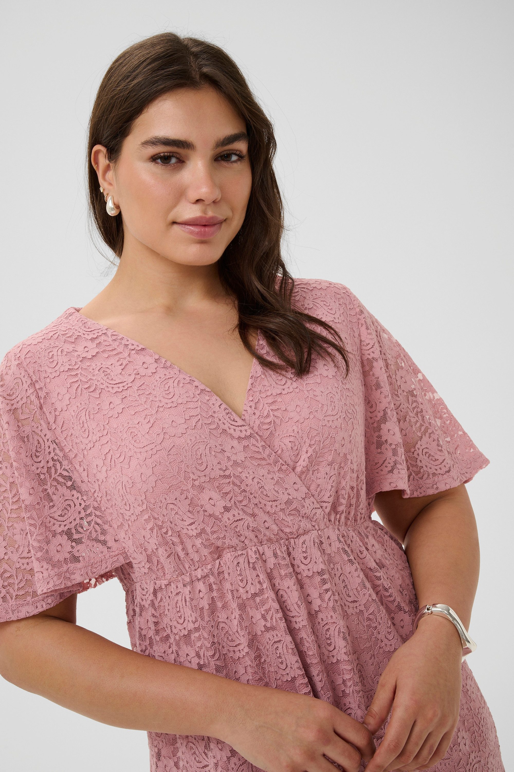 KAFFE Curve Jerseykleid Jerseykleid KClara Große Größen – Bild 4 von 5